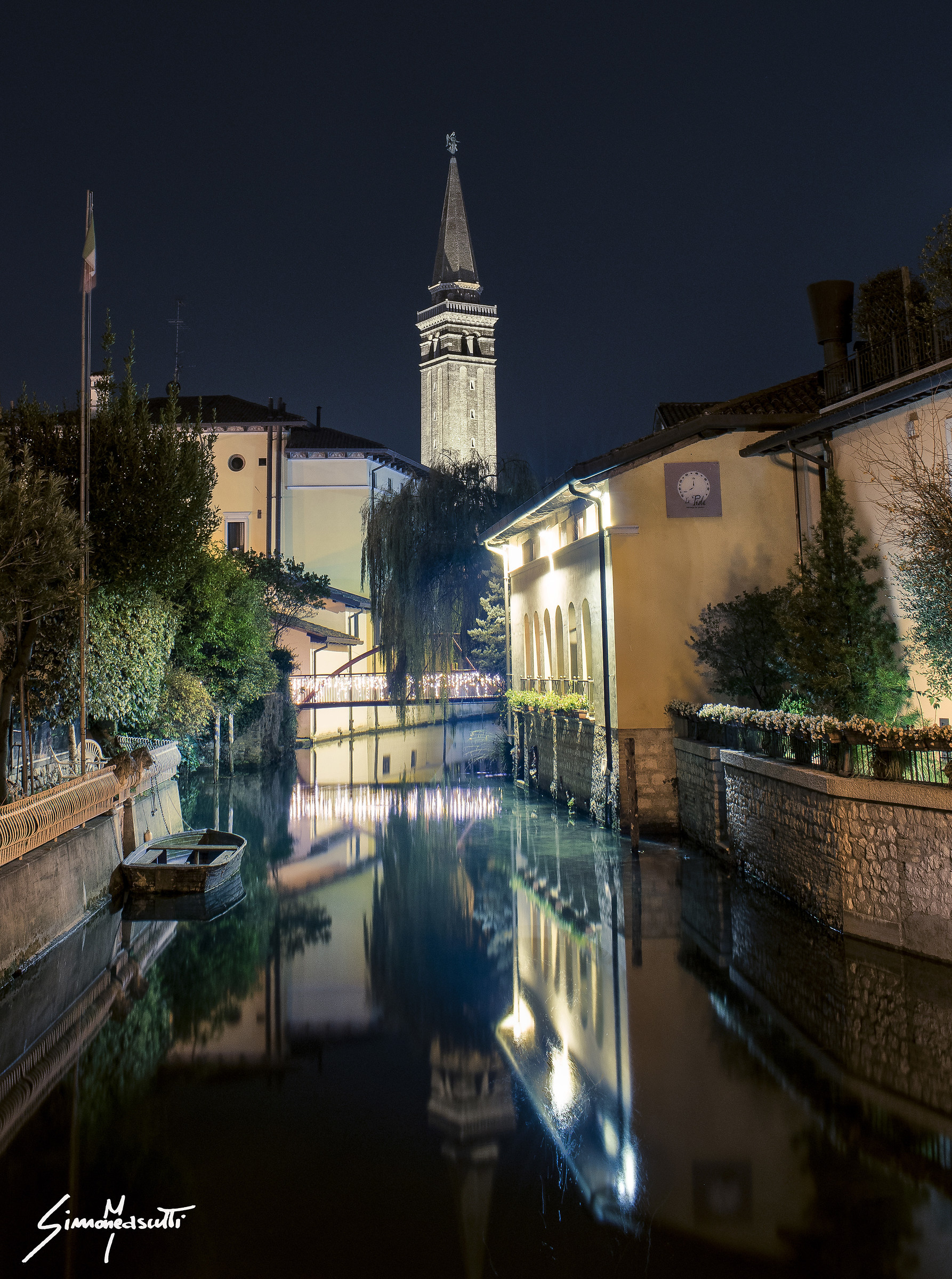 Sacile at night