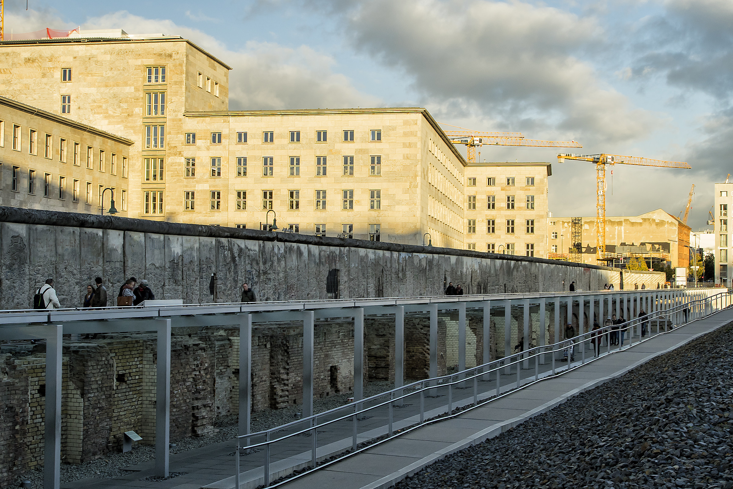 Remains of the walls.