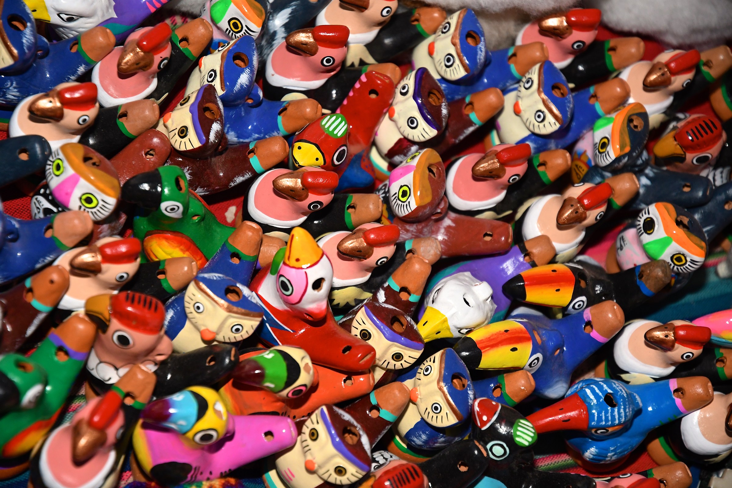 uccelli di terra cotta