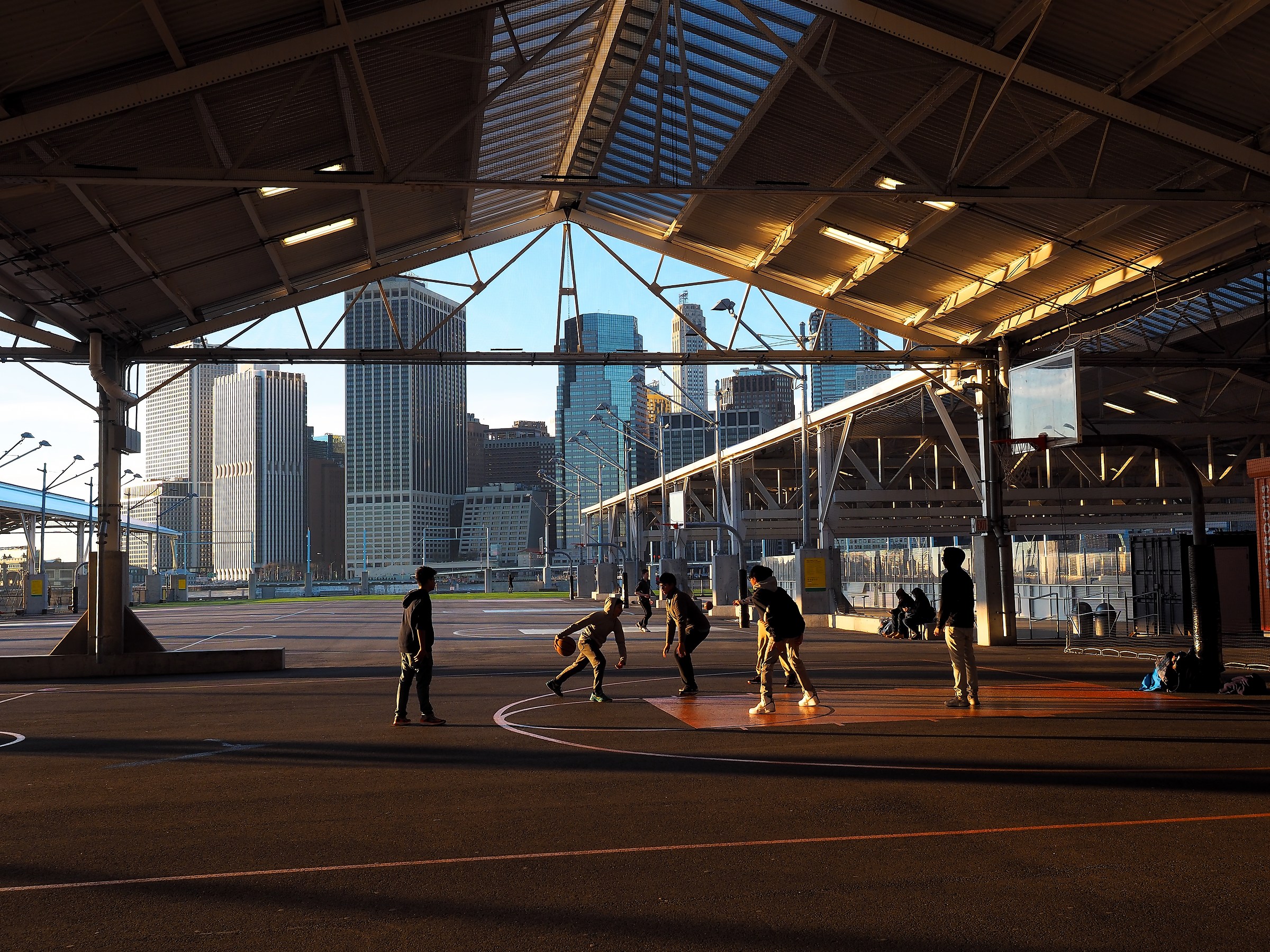 Playground in Brooklyn bridge park