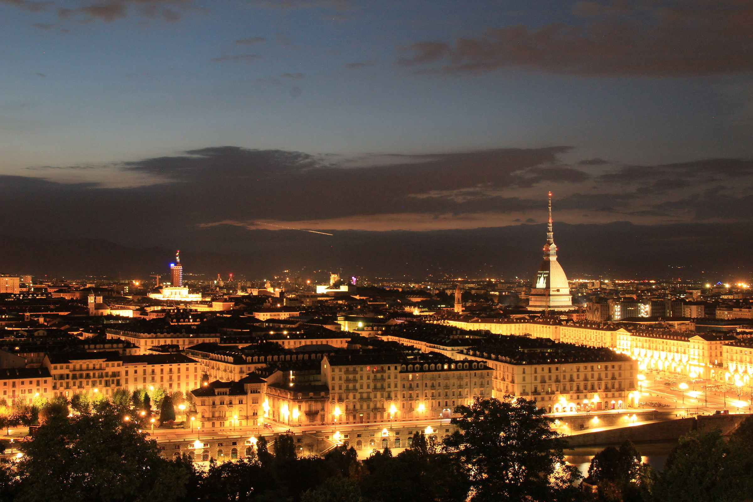 vista di Torino dal Monte dei Cappuccini