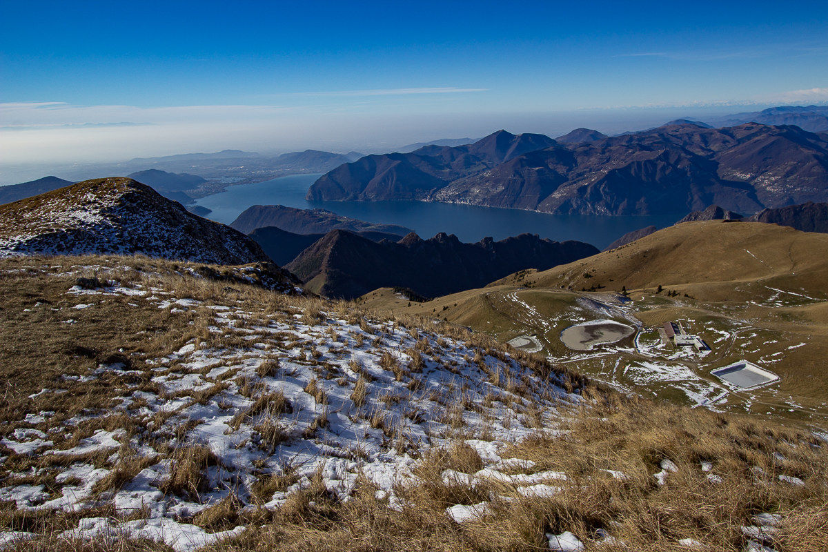 Lake Iseo seen from above!