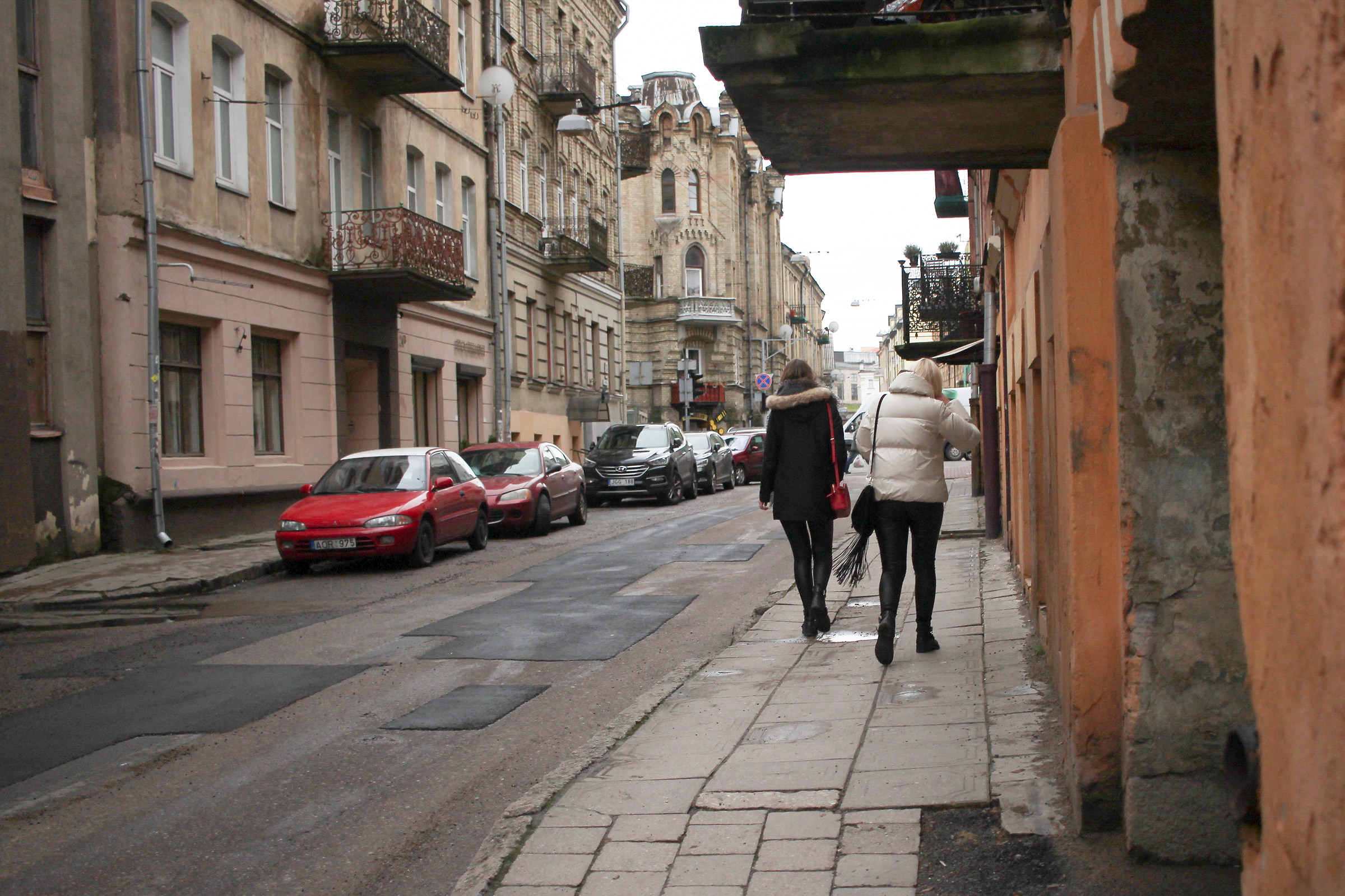young girl in Old city