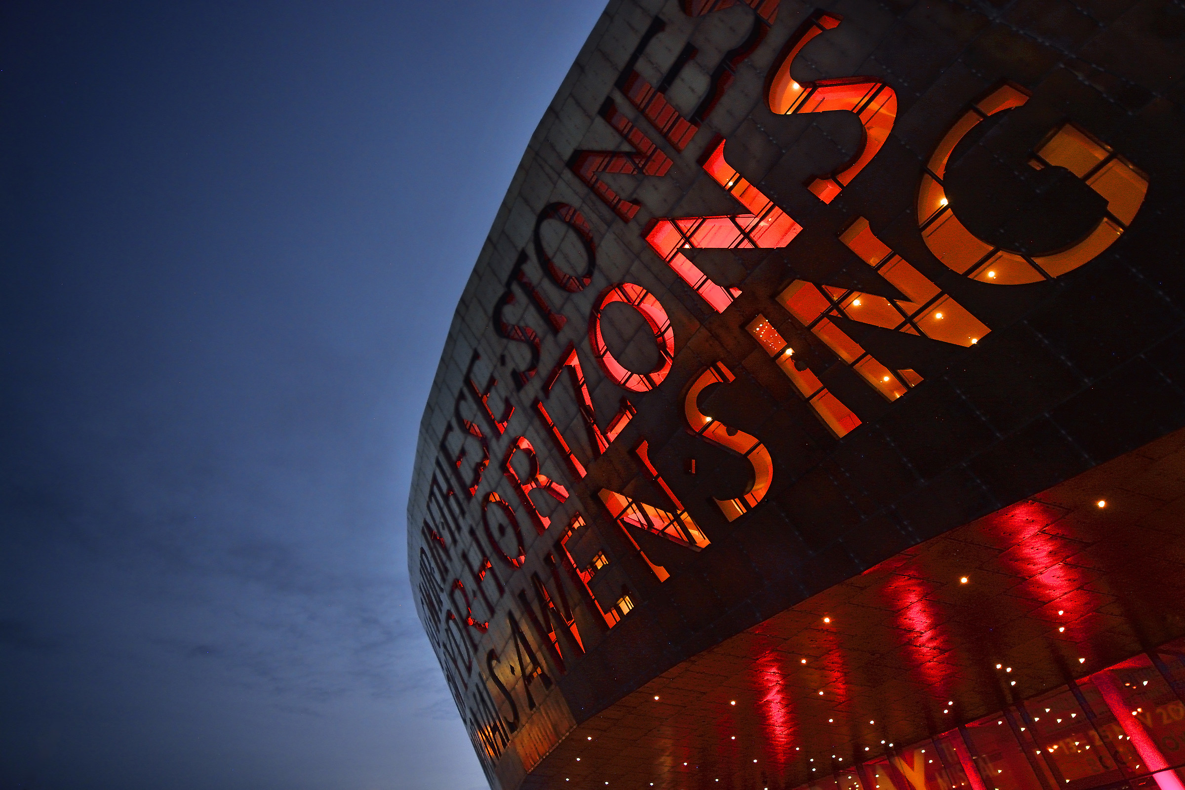 Wales Millennium Centre (Uneven Lighting)
