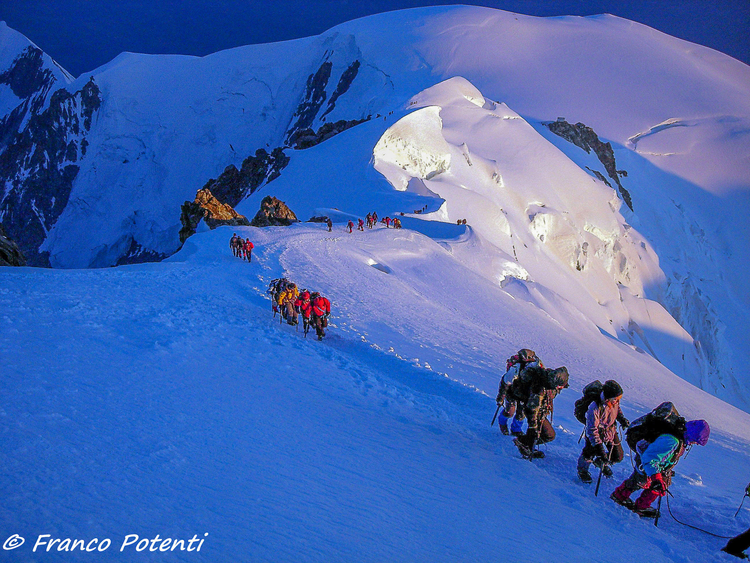 Verso il Monte Bianco