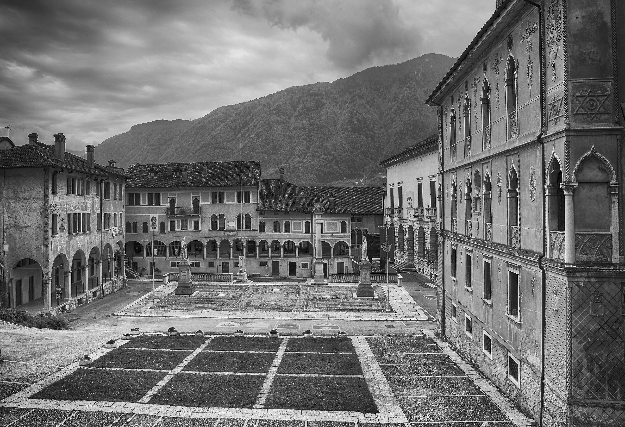 Feltre, piazza Vittorio Emanule