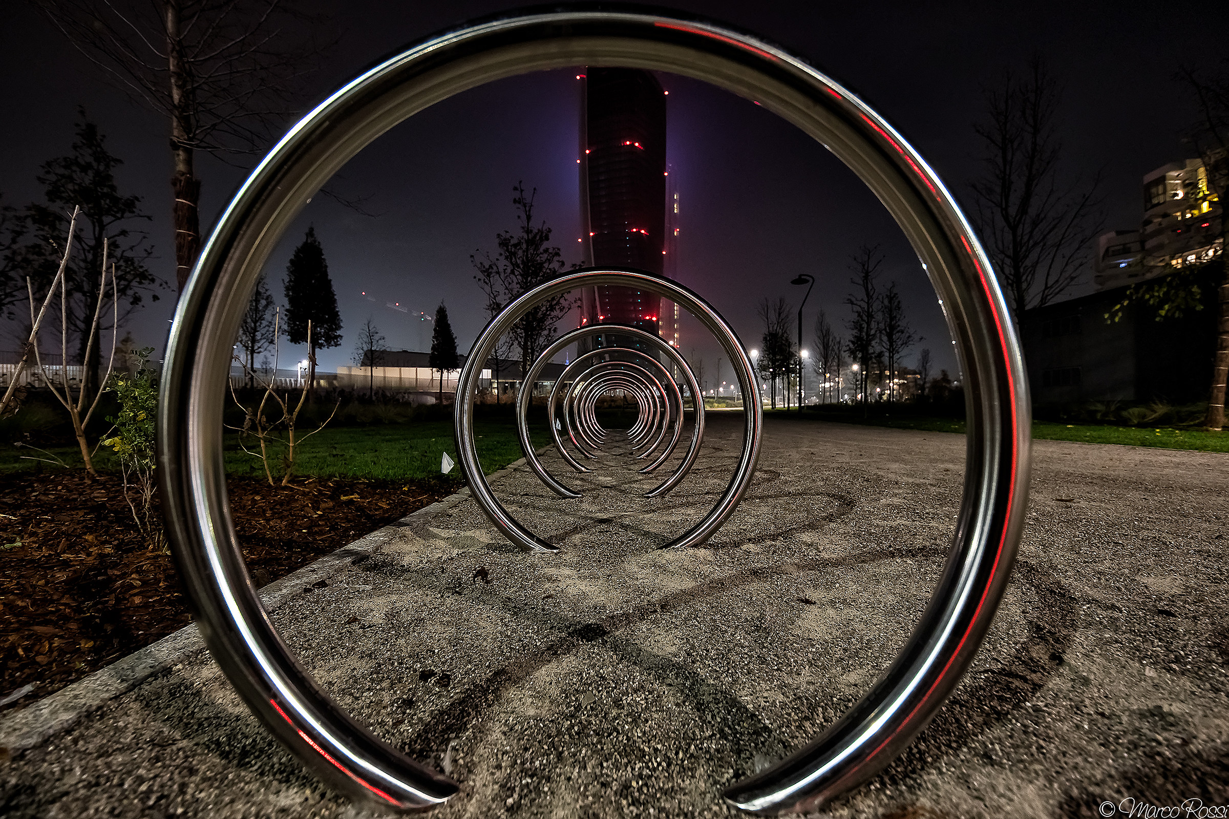 It's crooked in the viewfinder