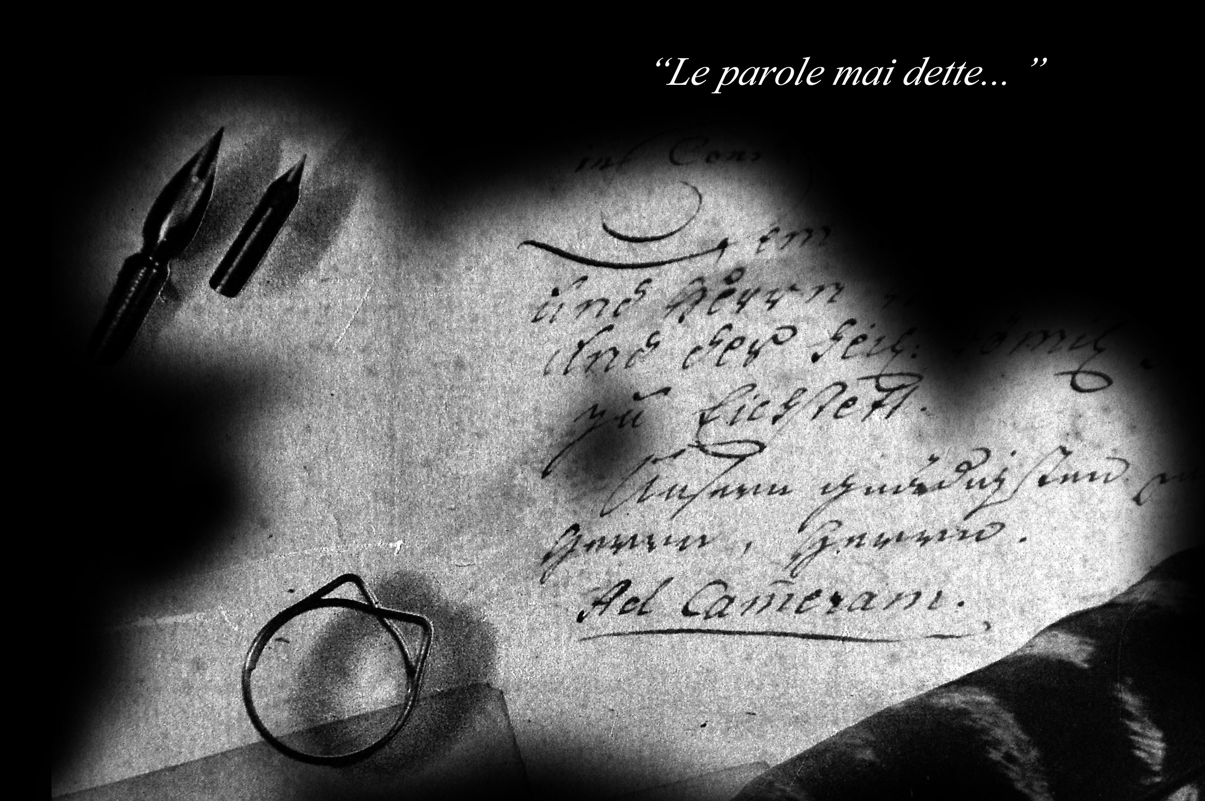 The words never said