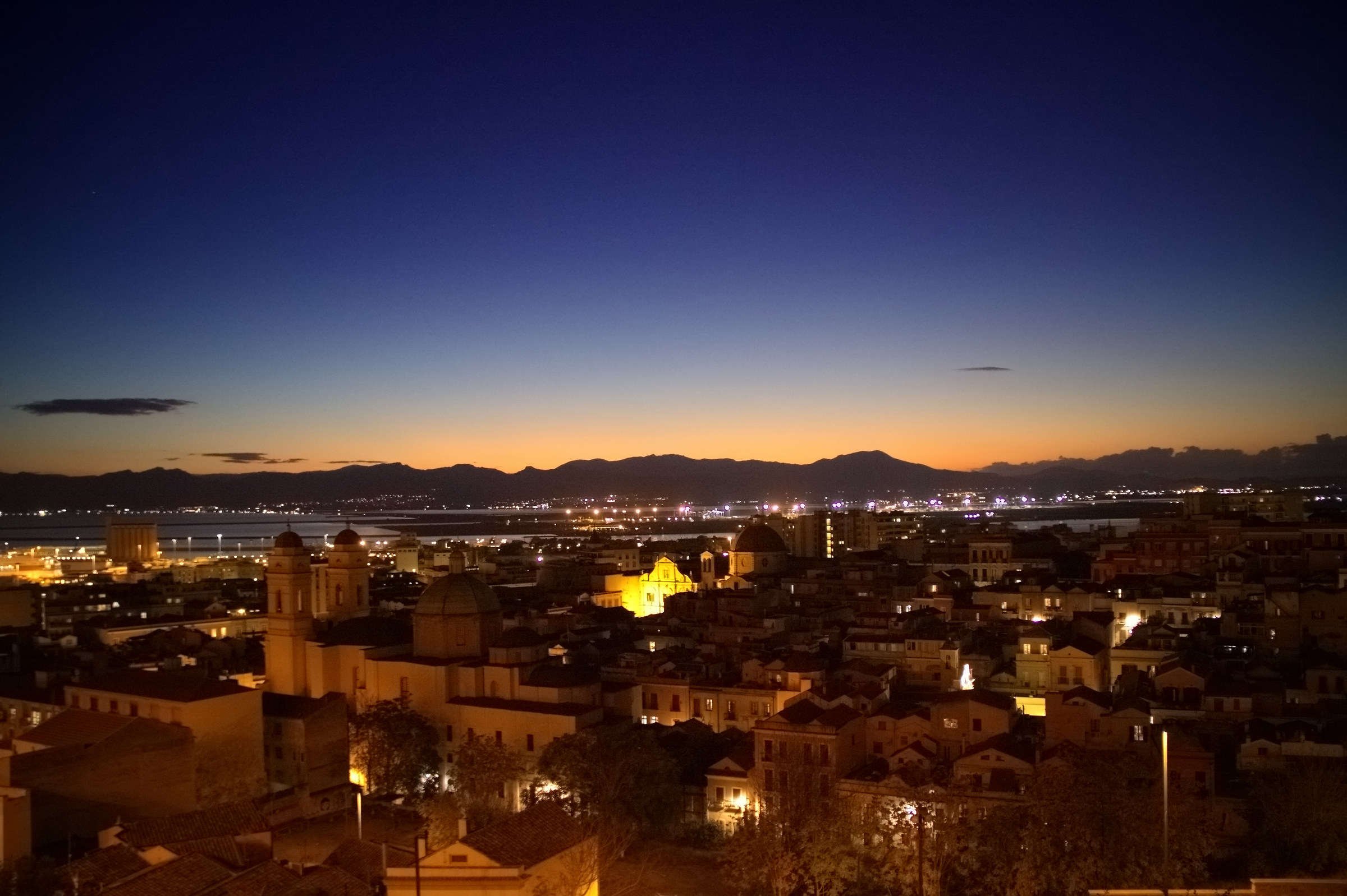 Sunset from Cagliari