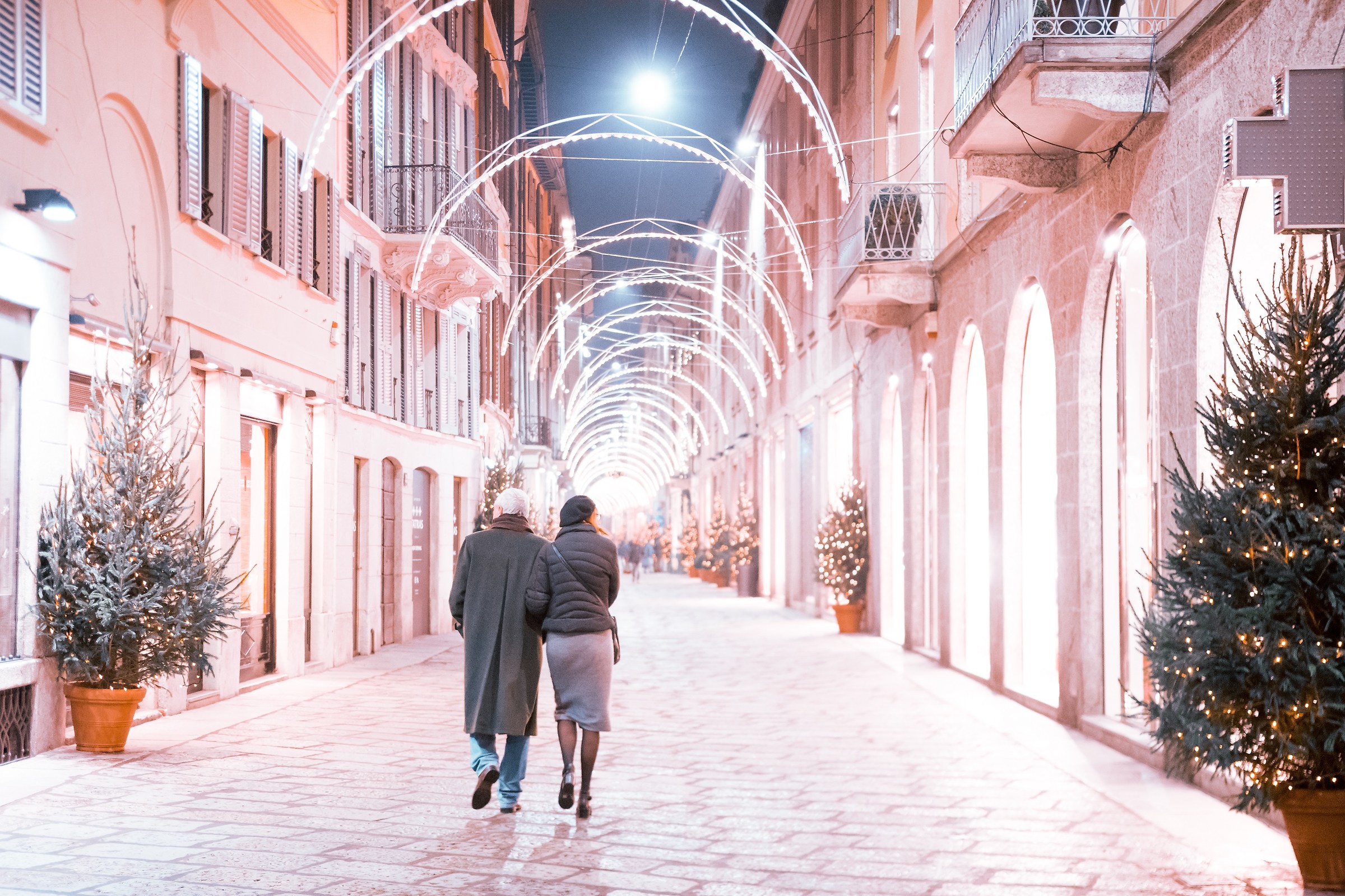 Christmas Love in the Street of Spiga