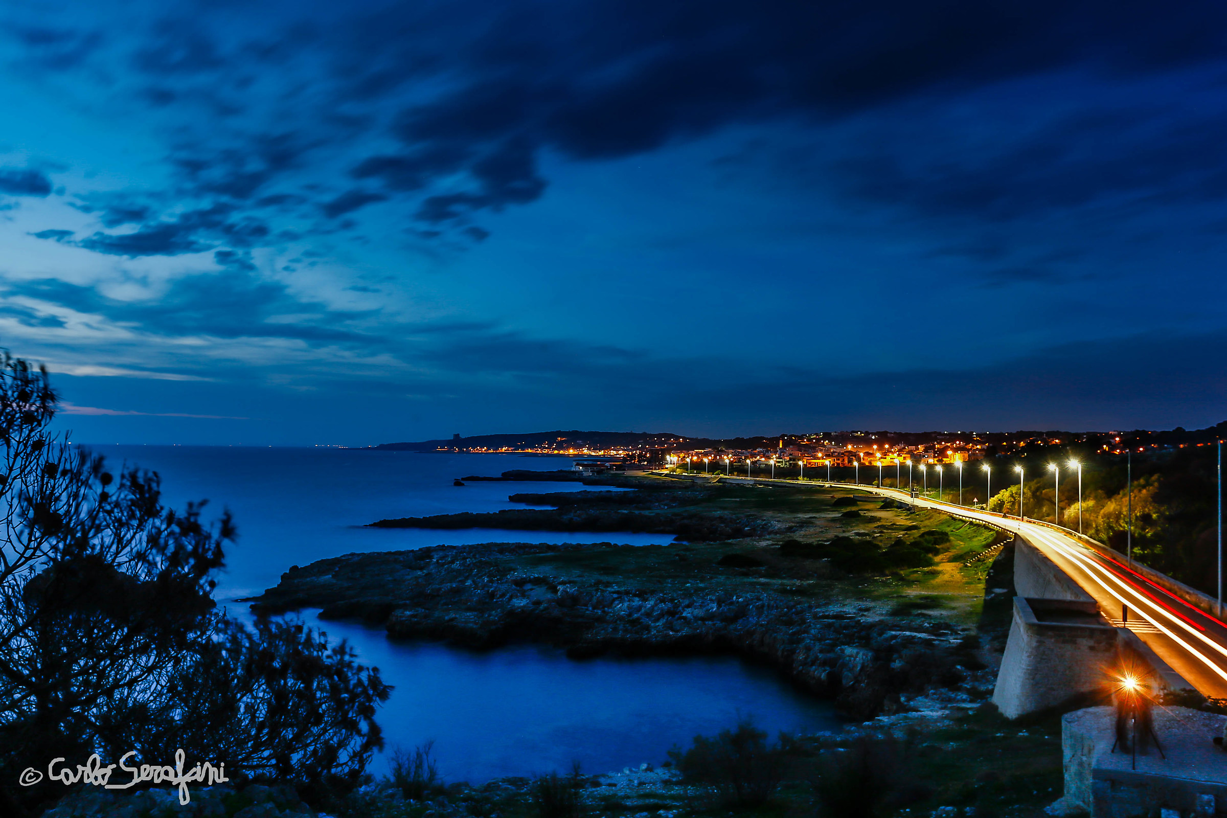 Santa Caterina (Le) seen from the split mountain