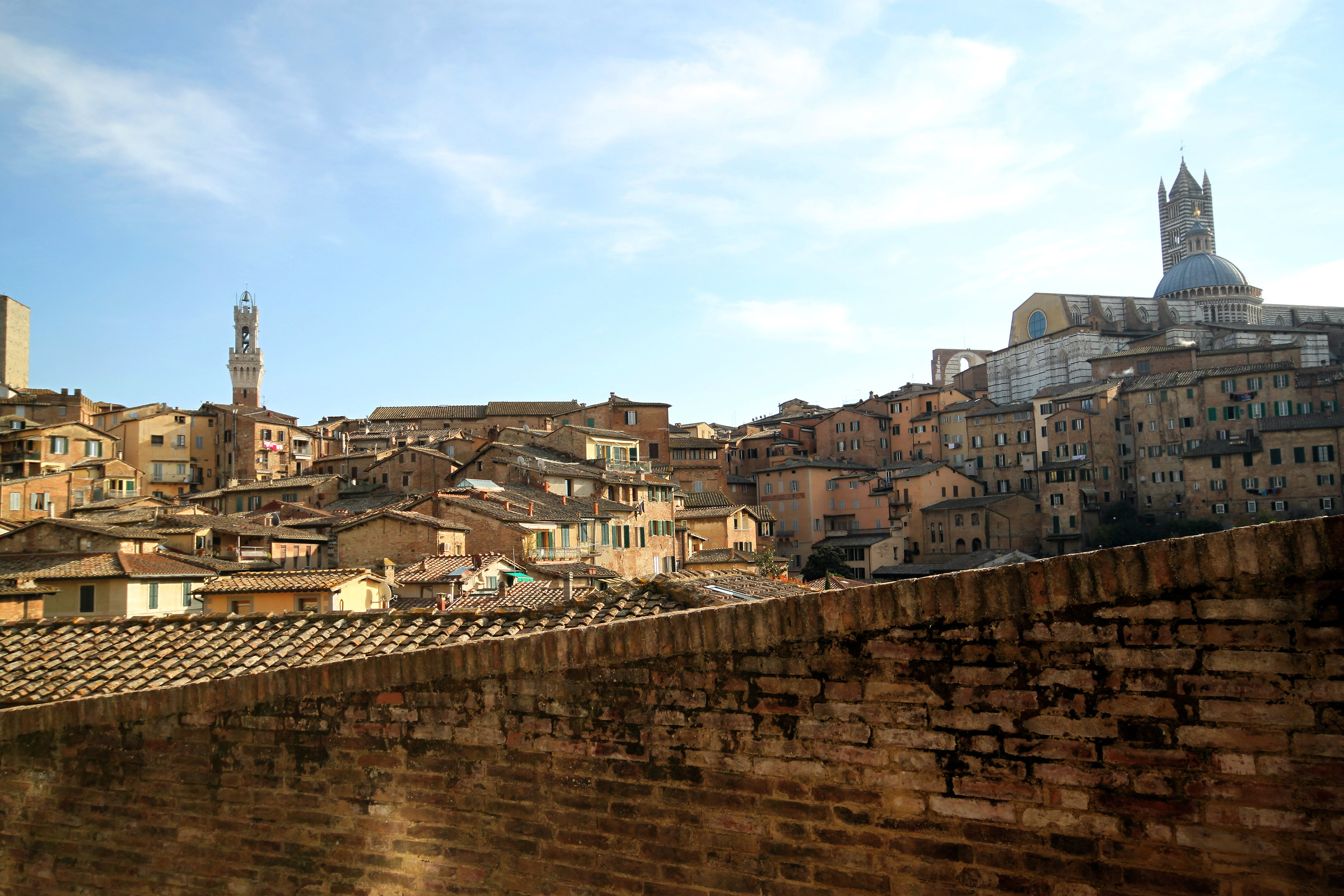 Panoramic view of Siena