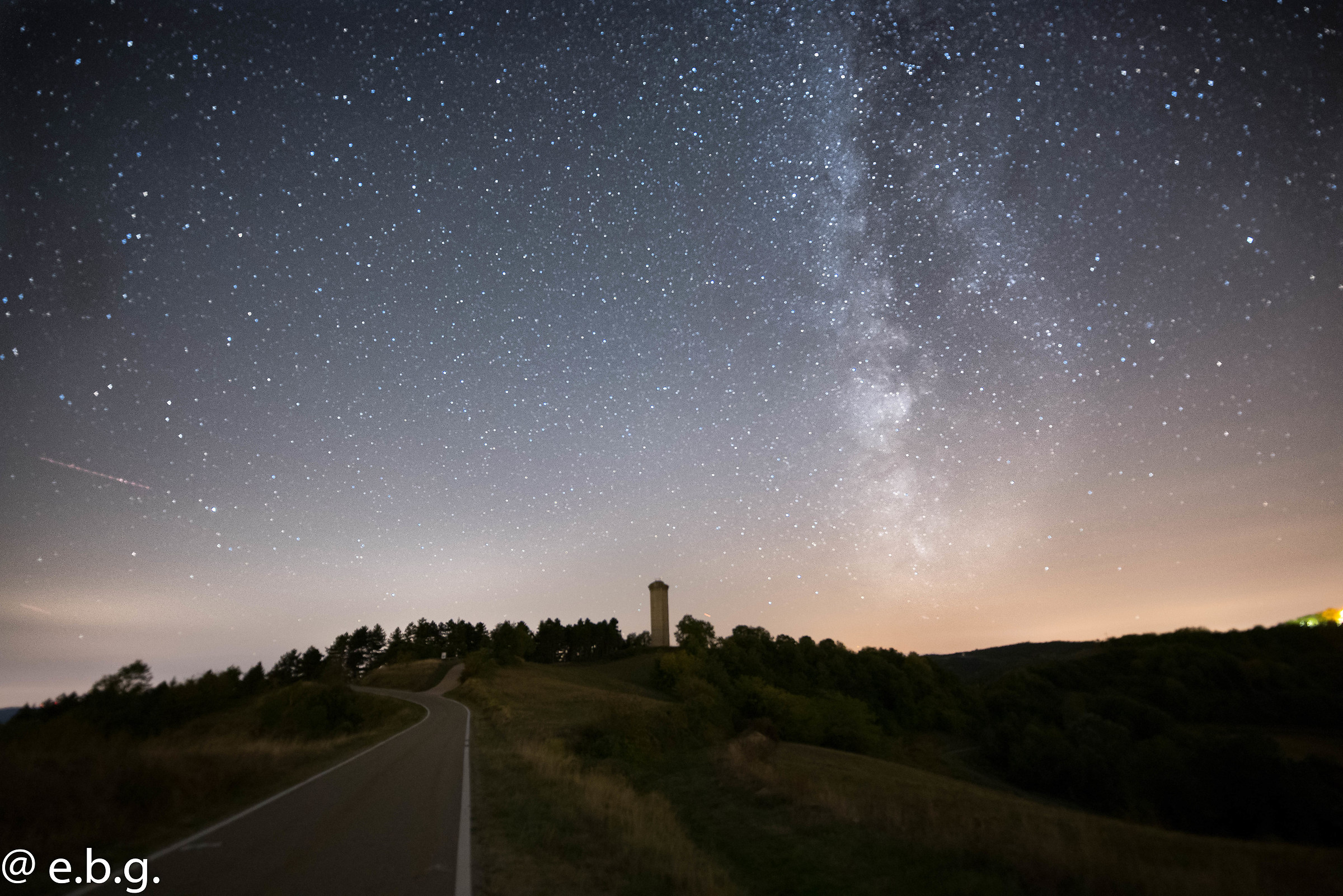 The splendor of the Milky Way on a summer night