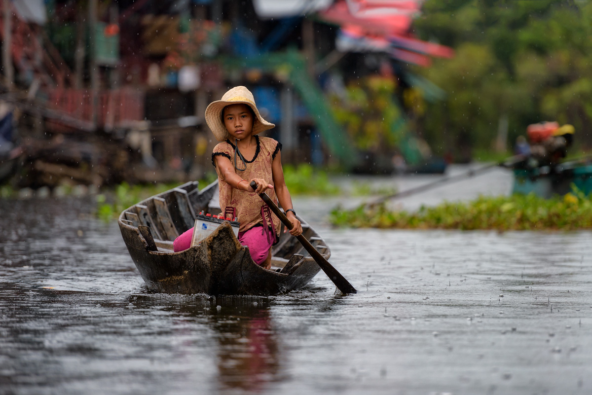 Cambodia floating village