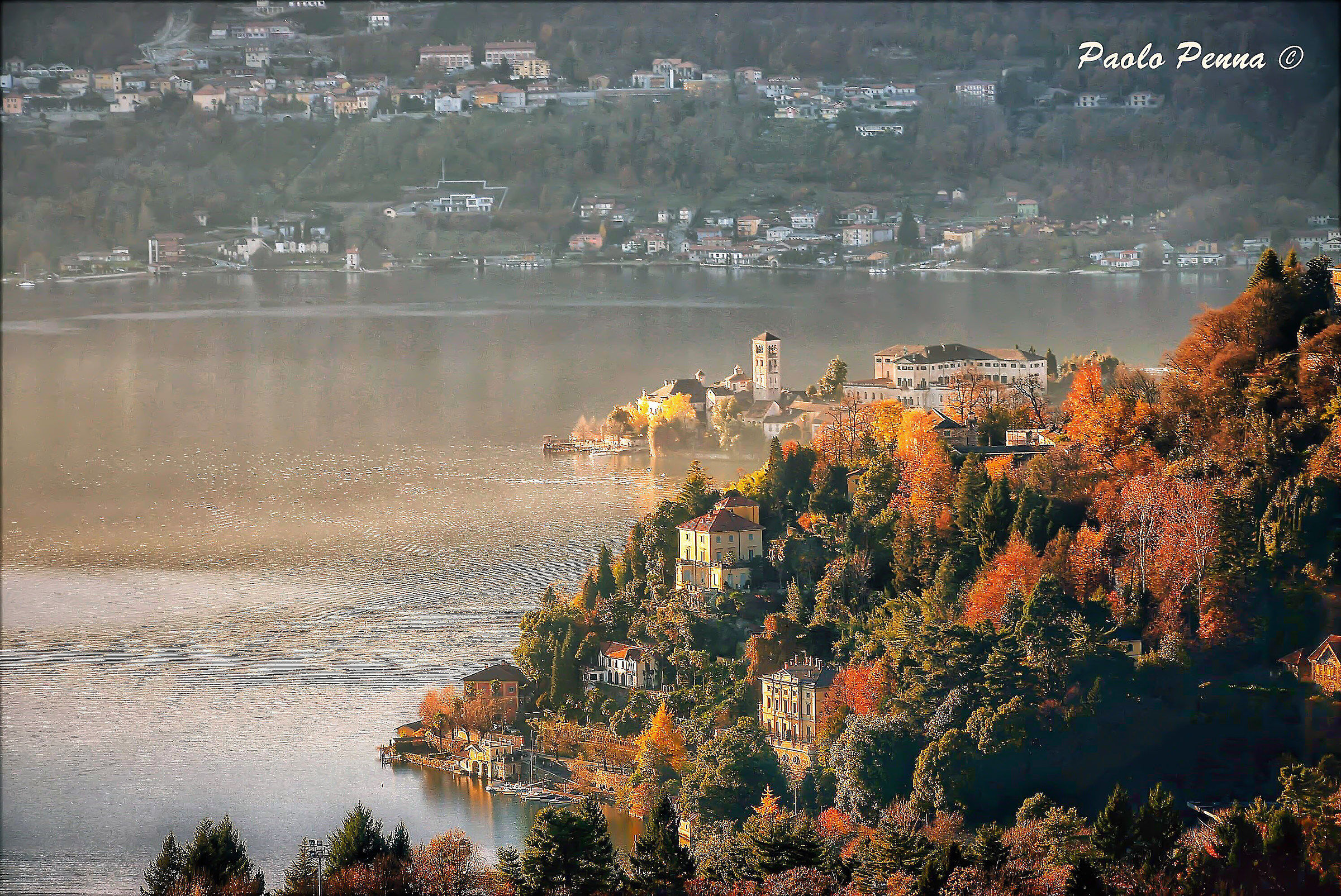 Orta San Giulio al tramonto