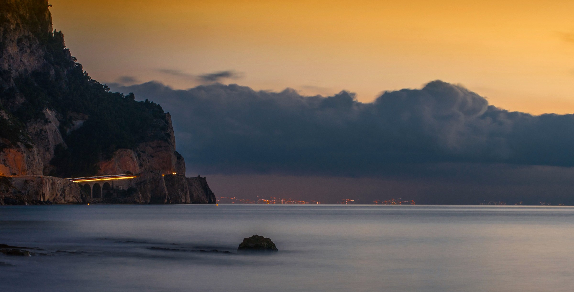 Il Malpasso visto dalla Baia dei Saraceni a Varigotti