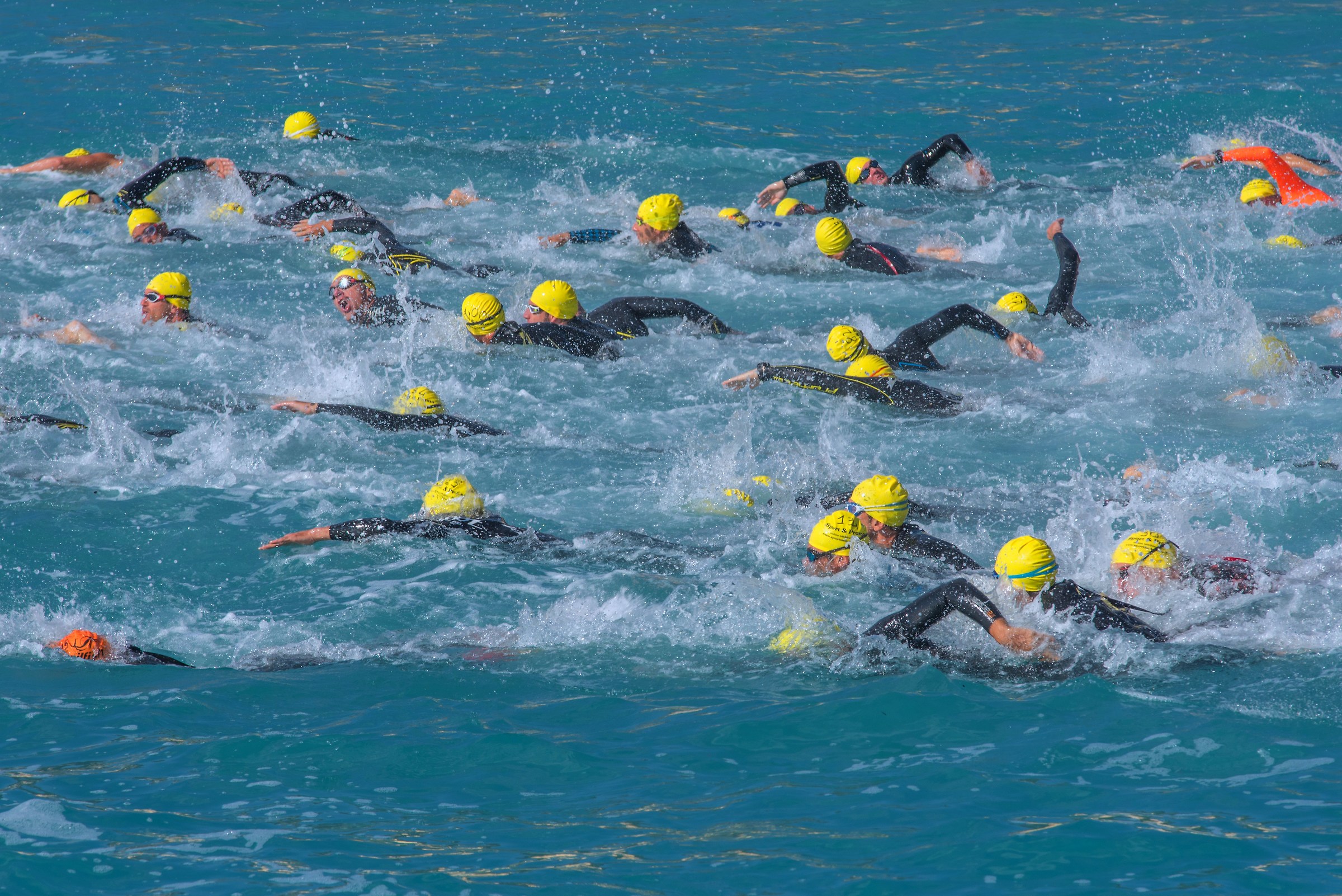 Triathlon a Varigotti - Frazione nuoto