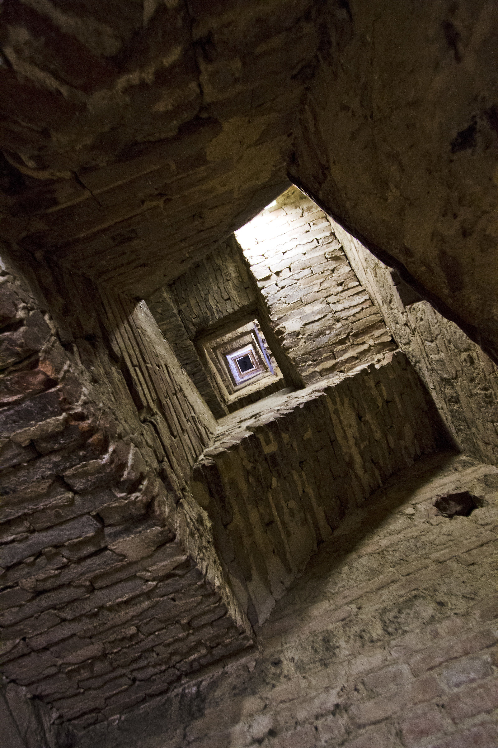 interno della torre del Mangia