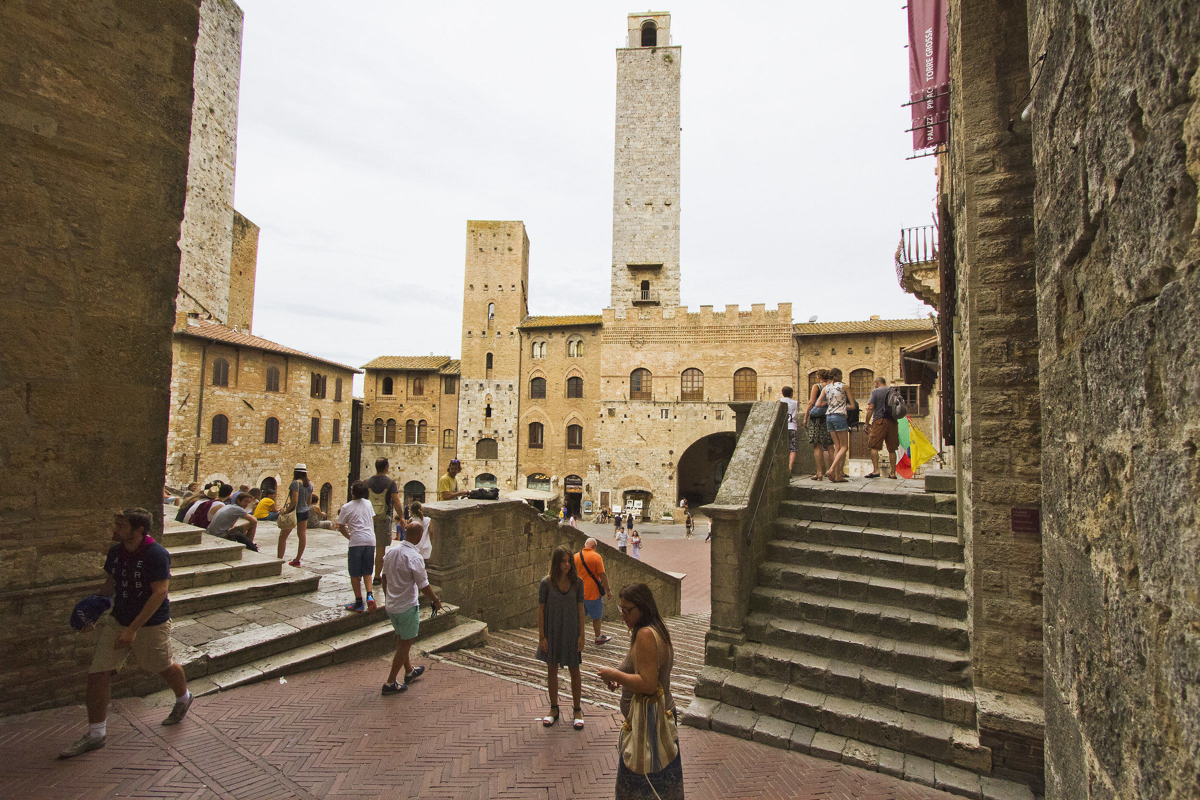 s. Gimignano e le sue torri (e cielo di latte)