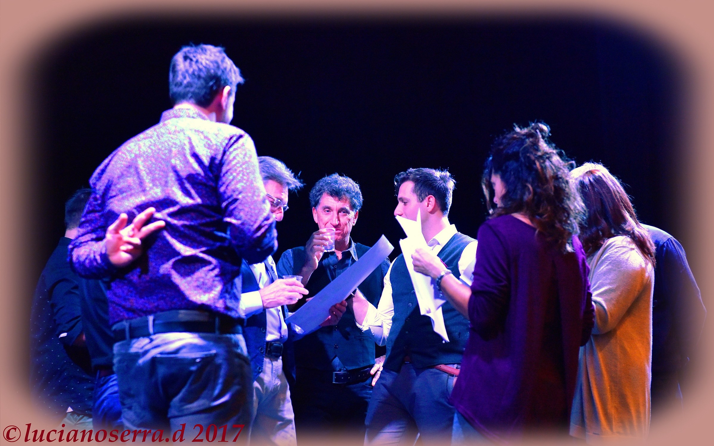 Il briefing... prima del concerto