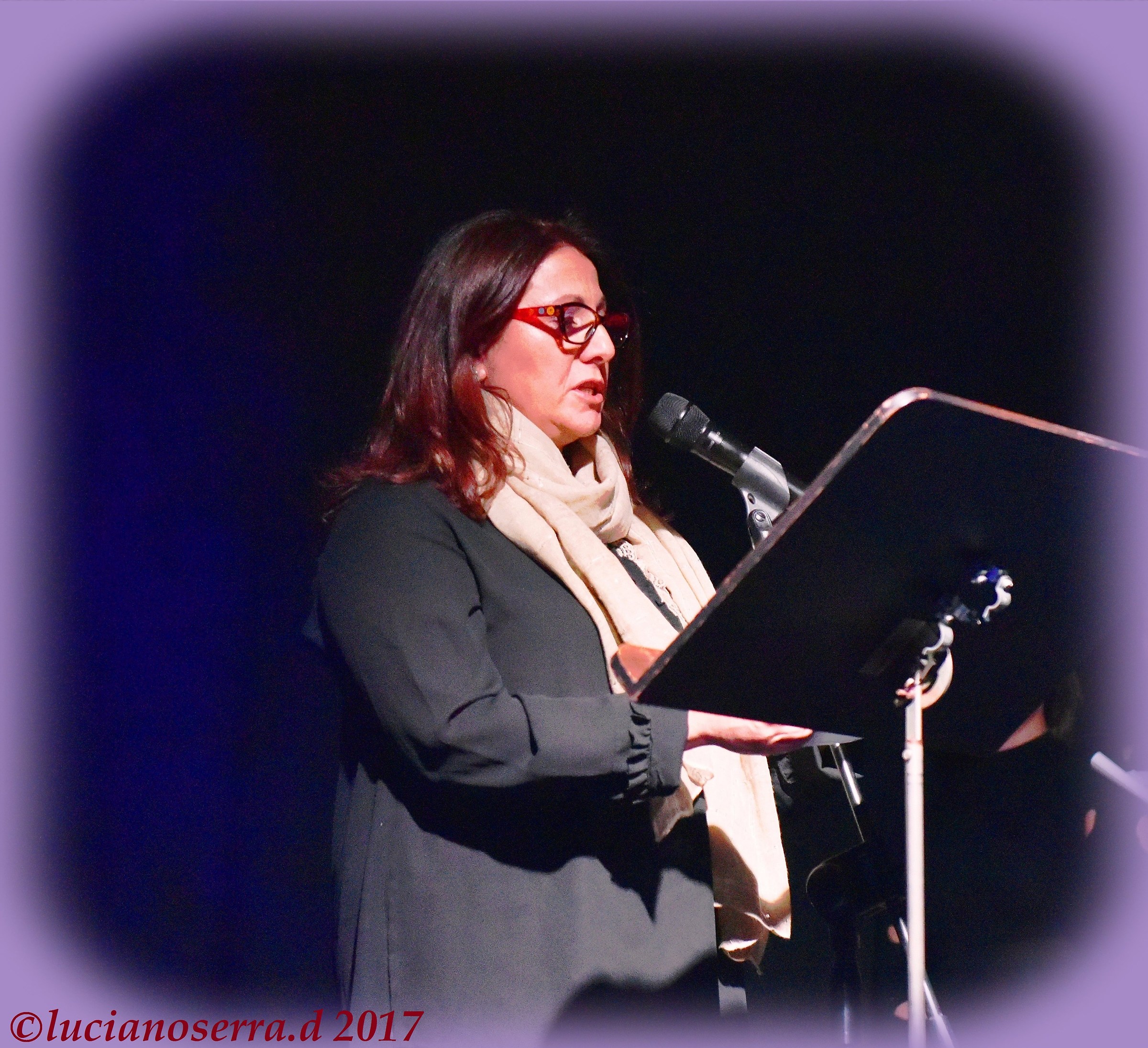 Nadia Salani... la presentatrice dell'evento