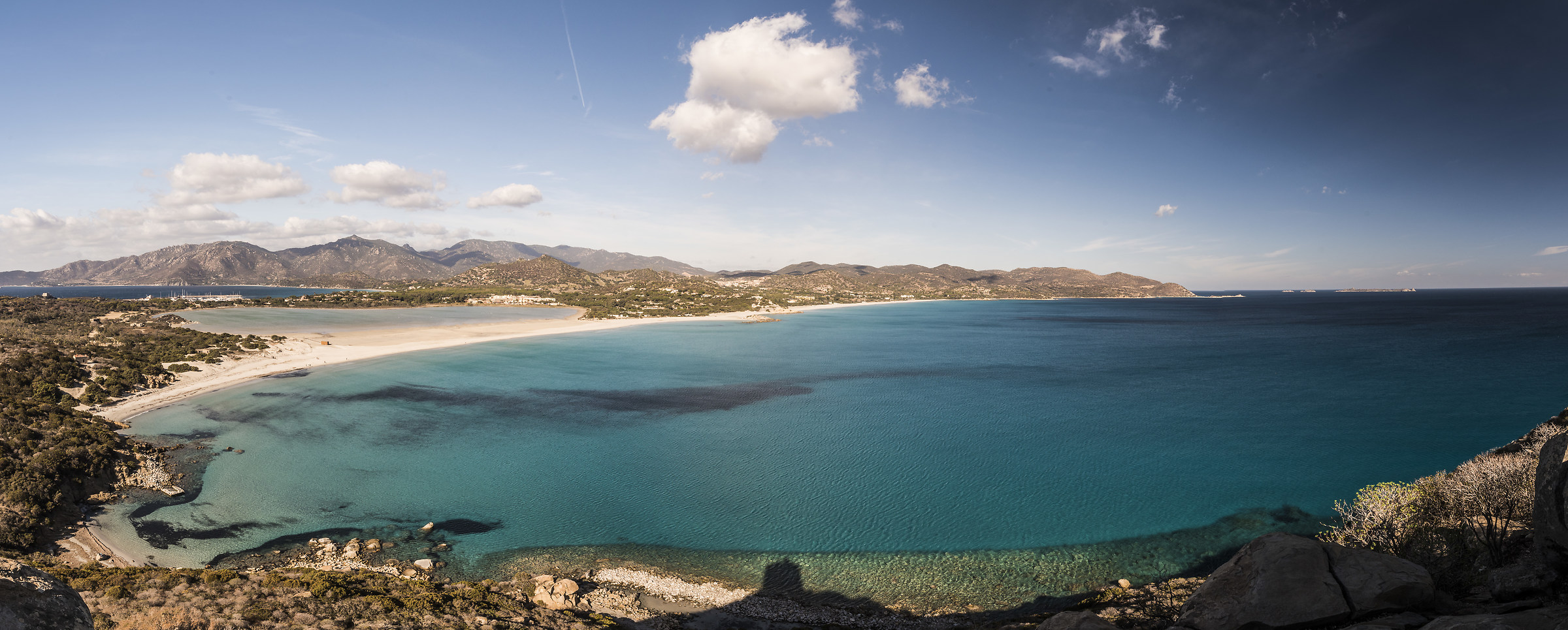 villasimiius dalla torre di porto giunco