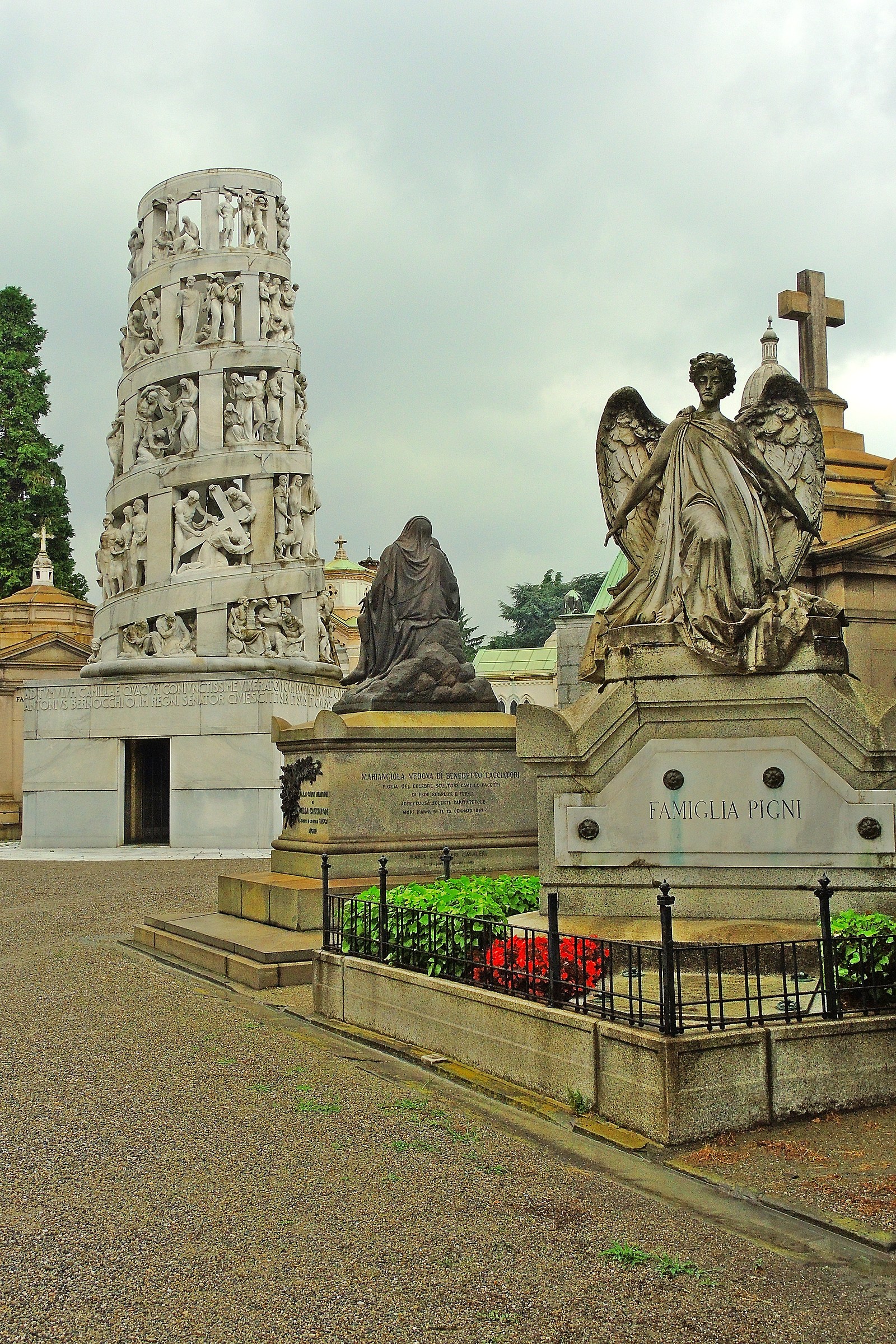 3884 - trionfi cimiteriali - MI Milano