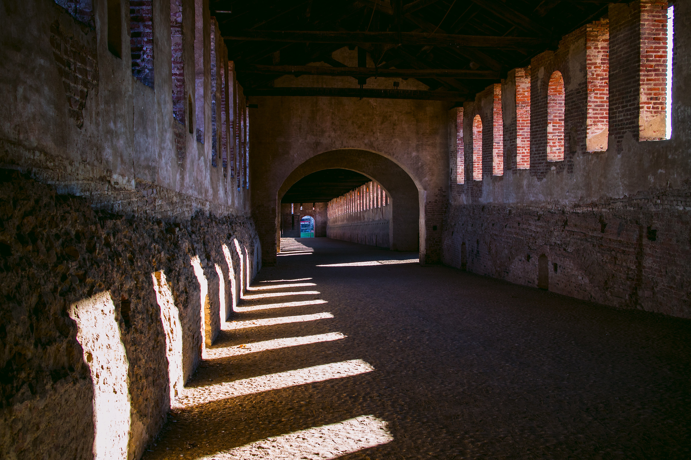 Lights in the covered road 1