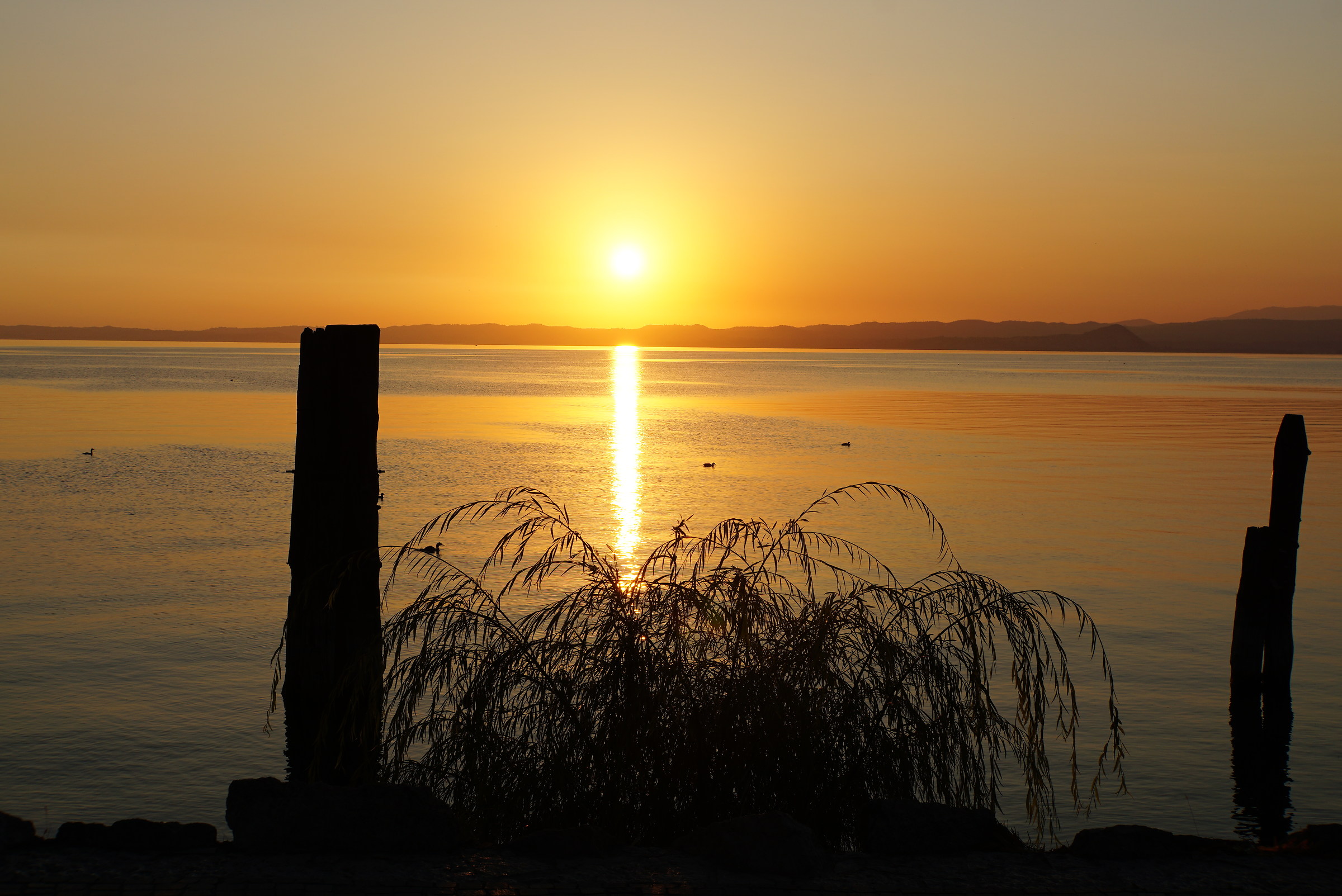 tramonyo al lago