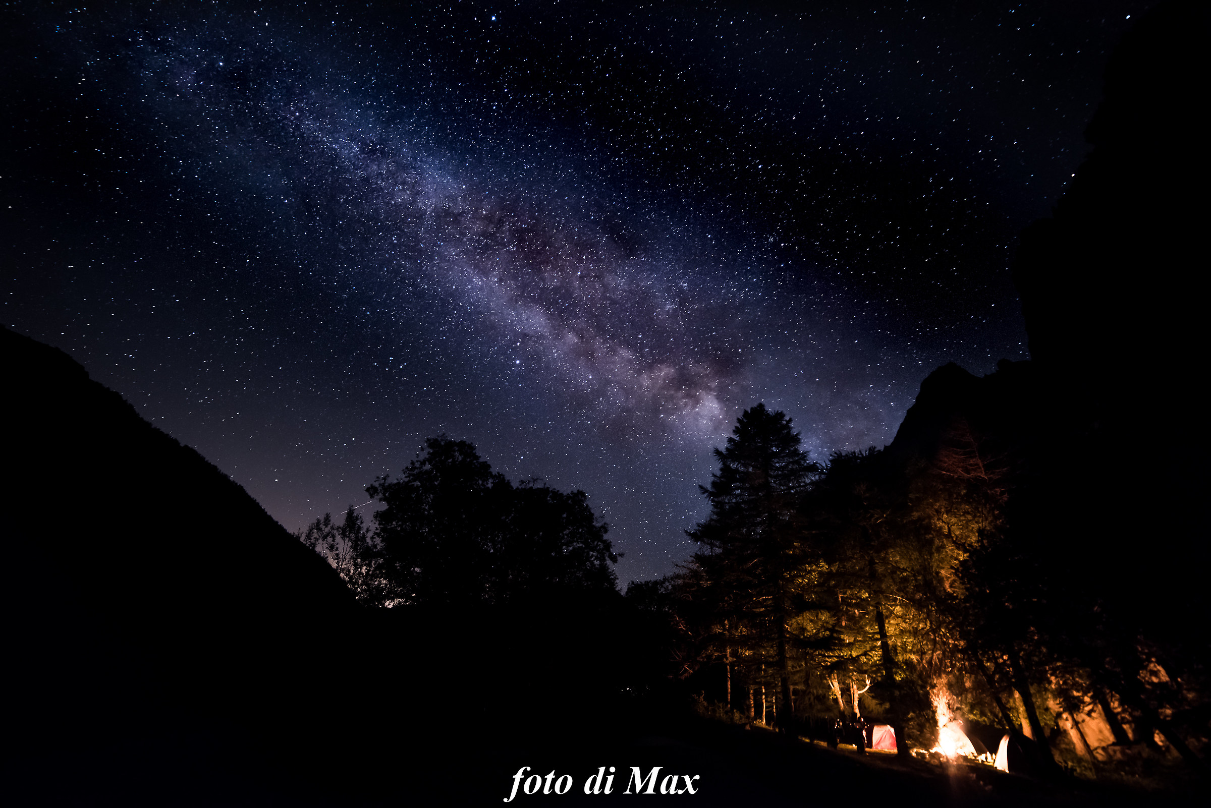 the narrow valley route