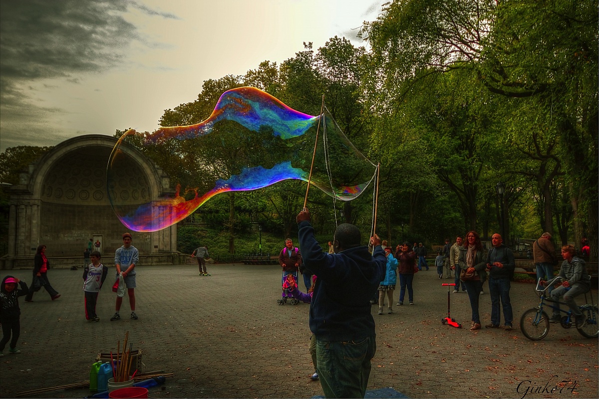 Central Park - Giant Bubbles