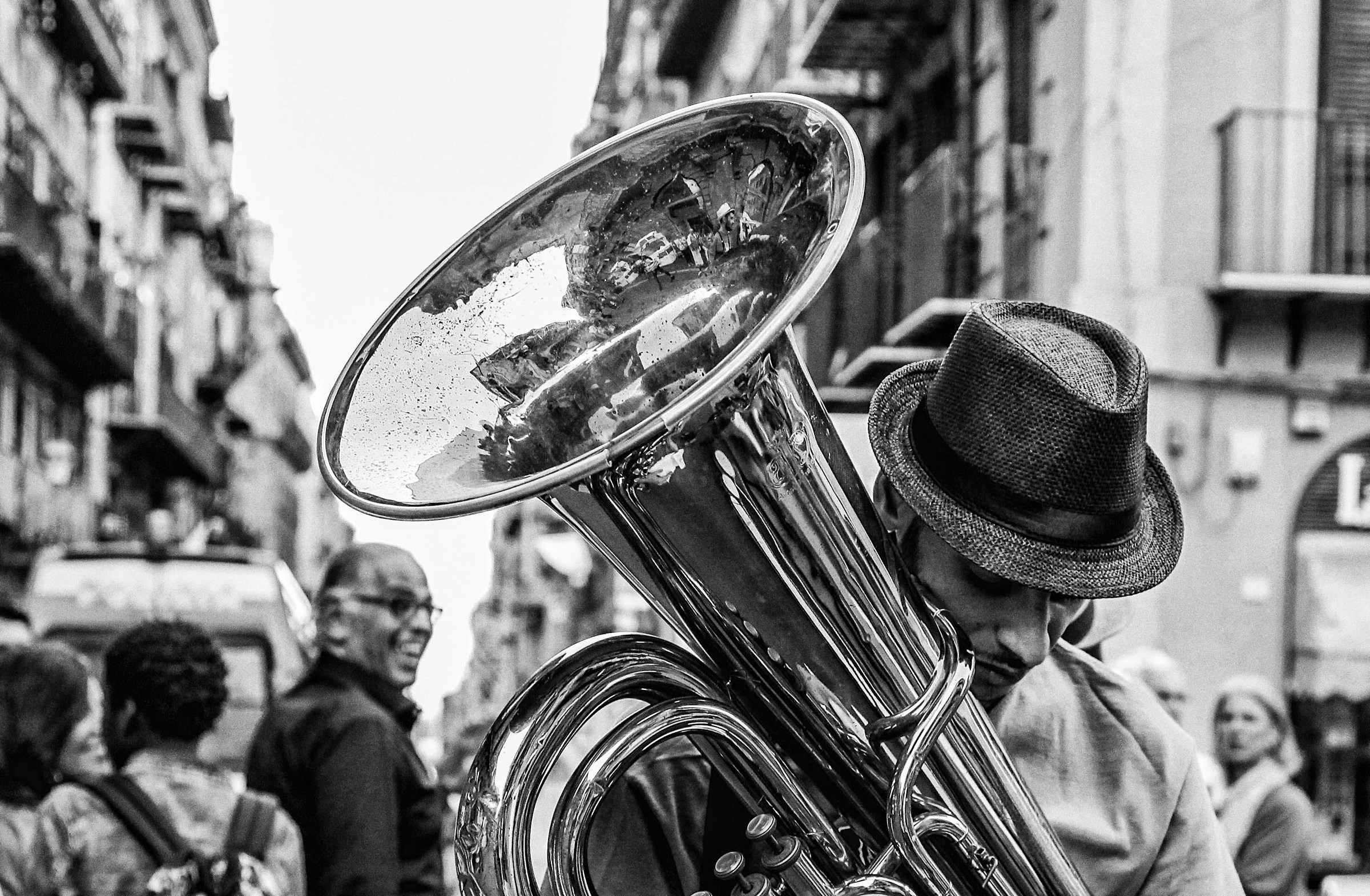 The Tuba player