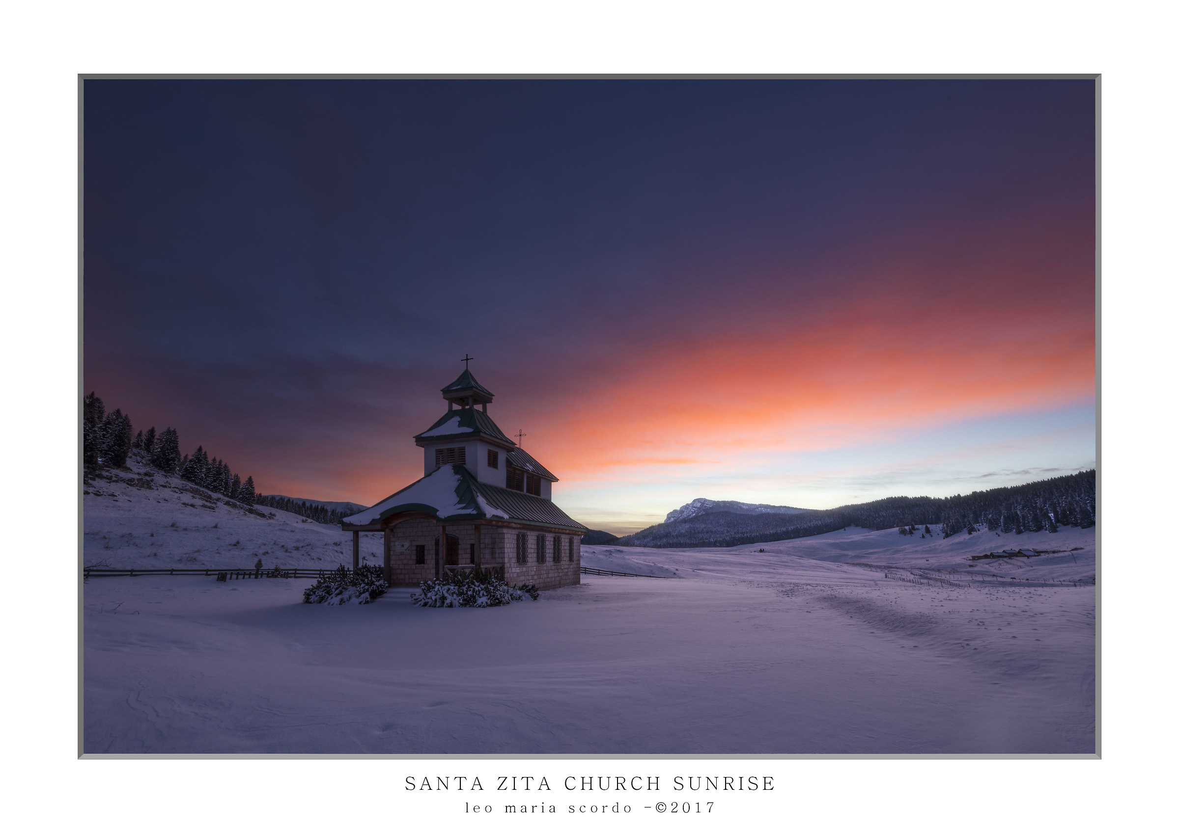 santa zita church sunrise