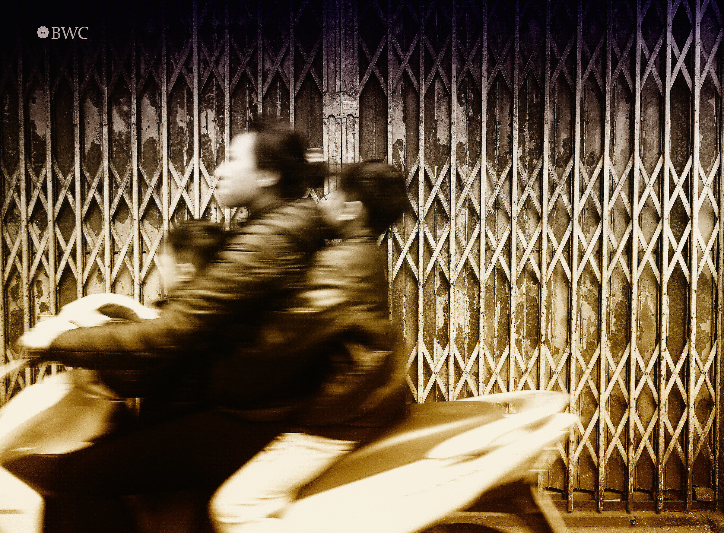 Threesome Moving Very Fast On The Bike