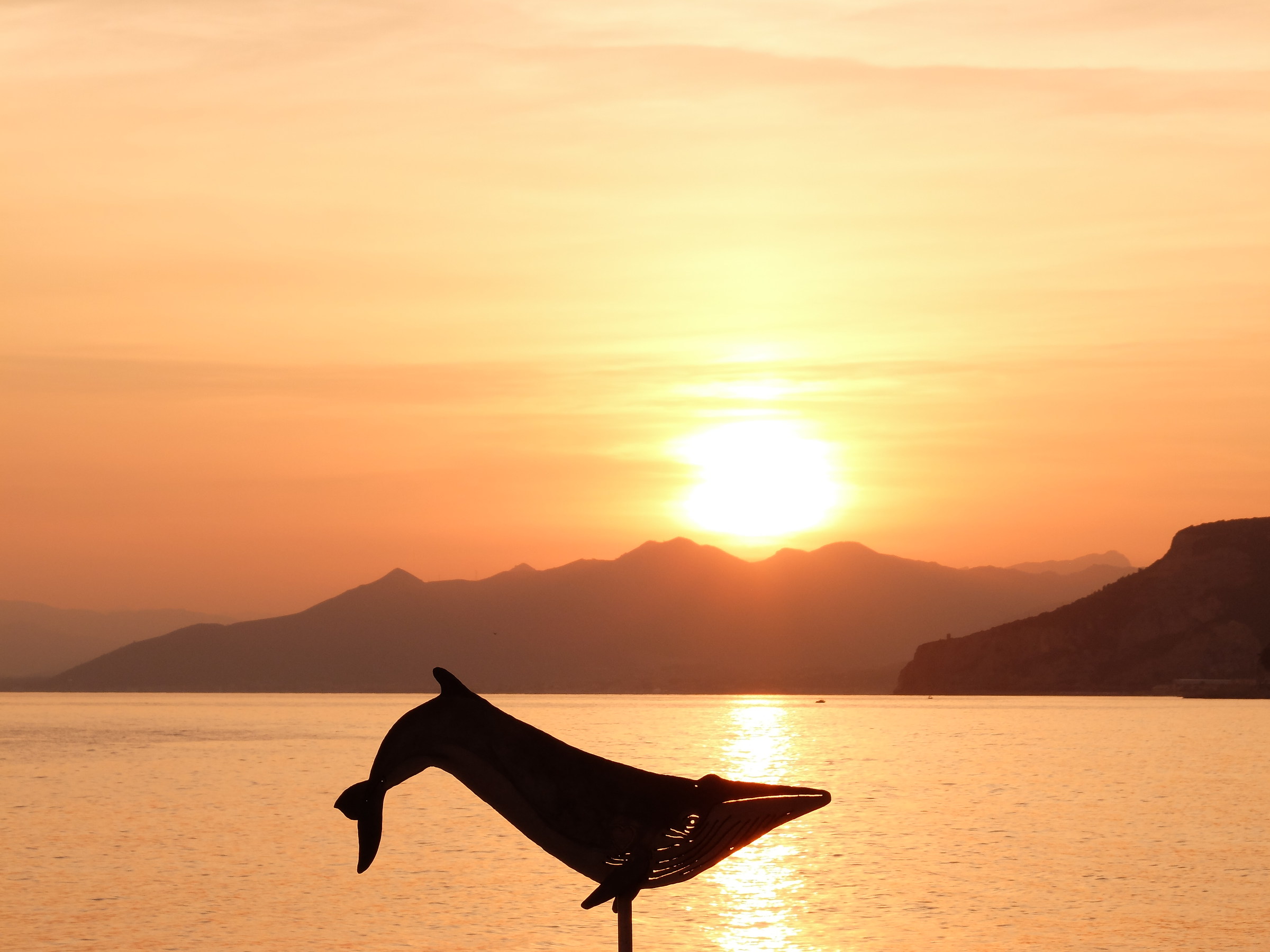 Varigotti,Tramonto fuor d'acqua