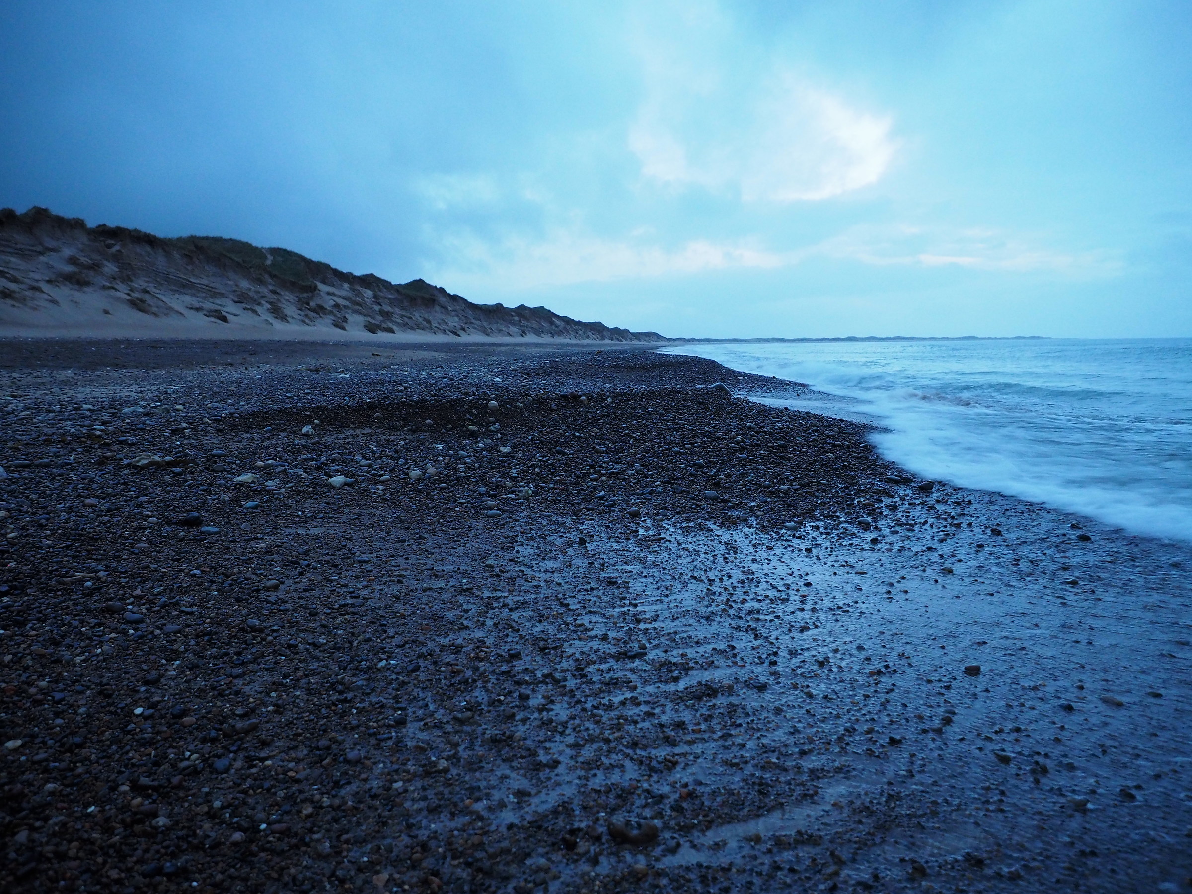 endless beaches of Denmark, beaten by sea and winds