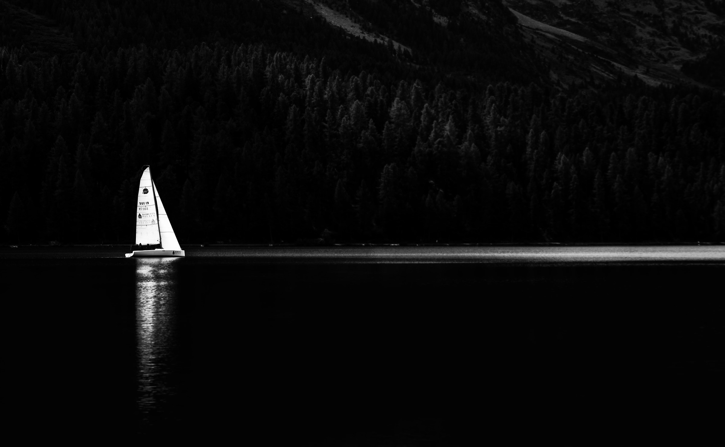 Sailing on the light ...