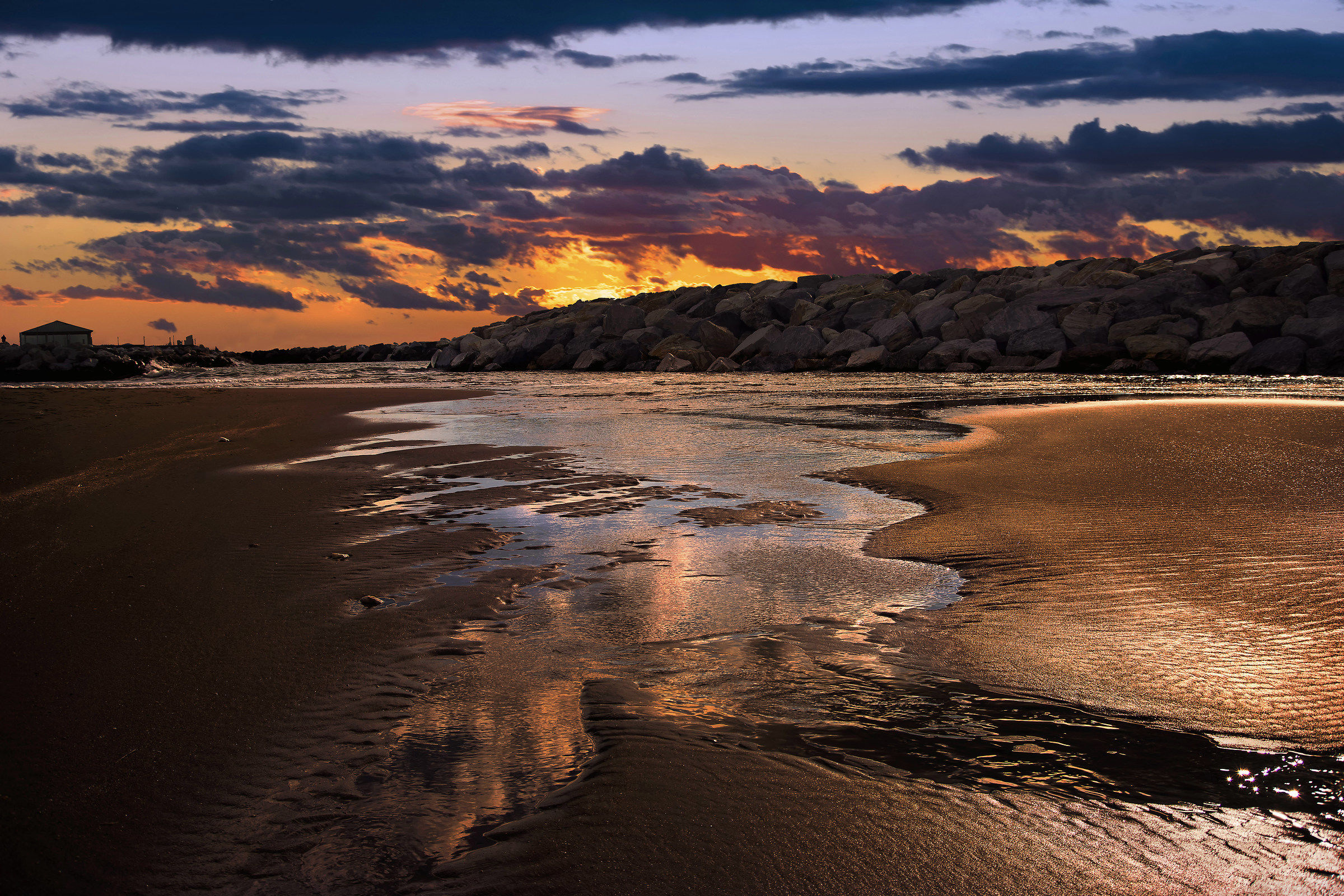 Marina di Pisa beach