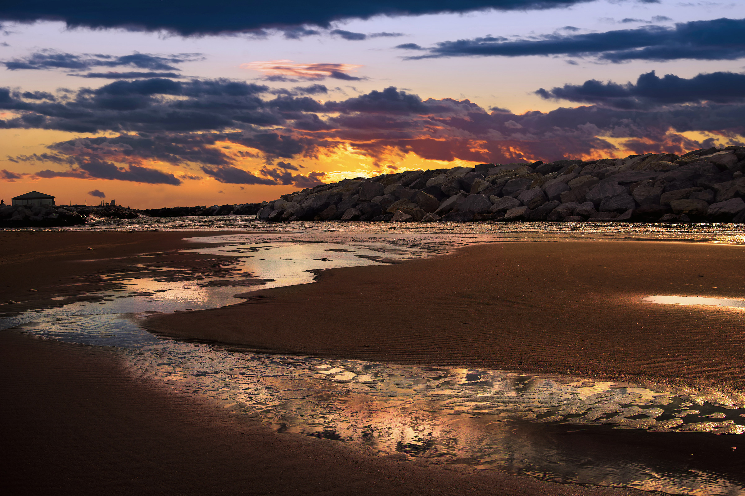 Marina di Pisa beach