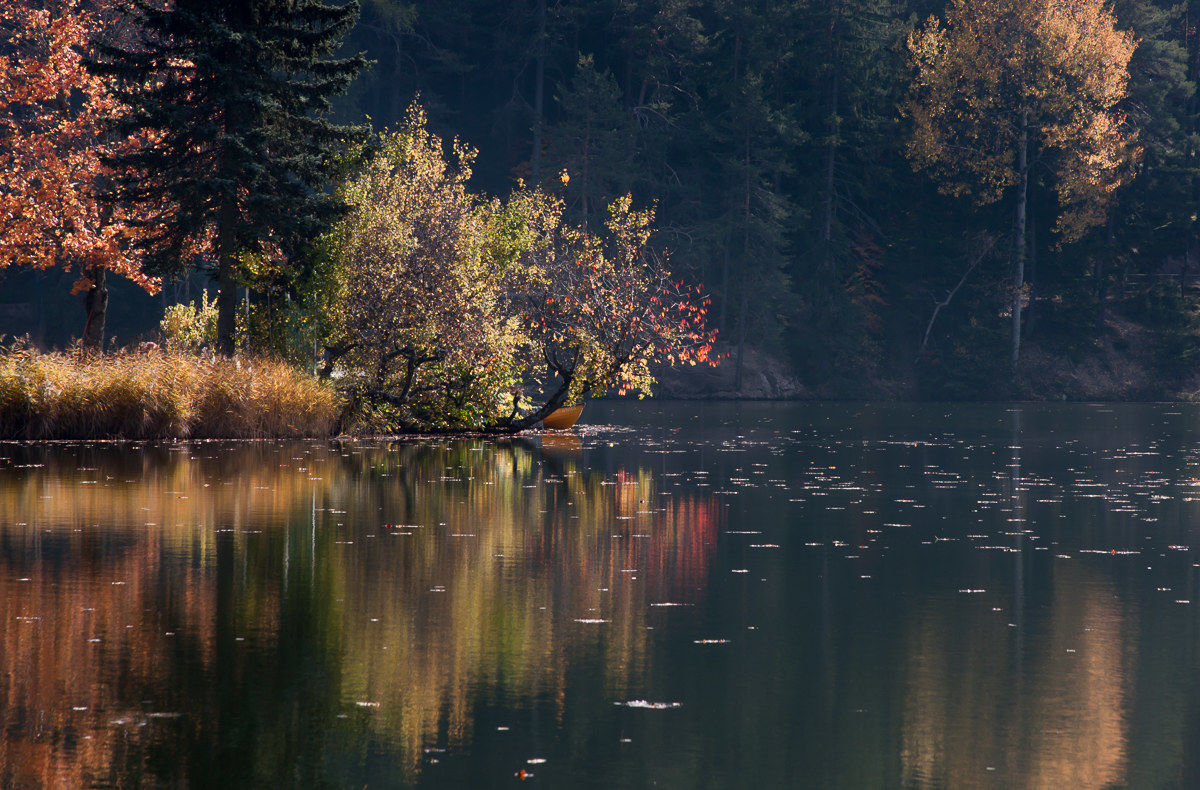 The painted lake ...