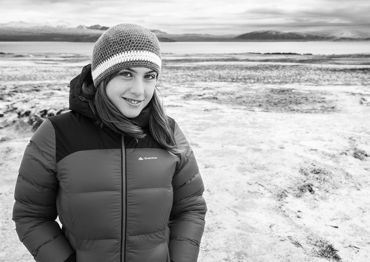 Giulia in Iceland