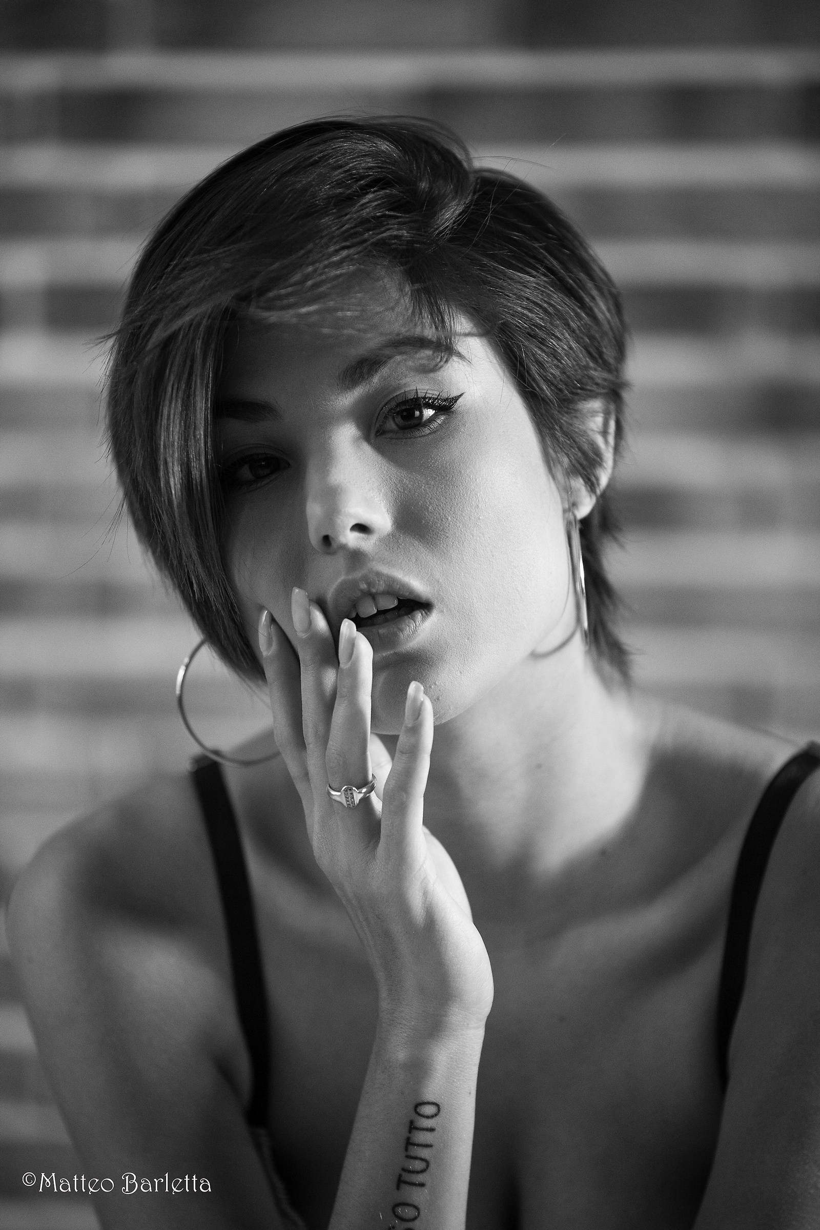 Femininity and beauty - Model Giorgia Soleri