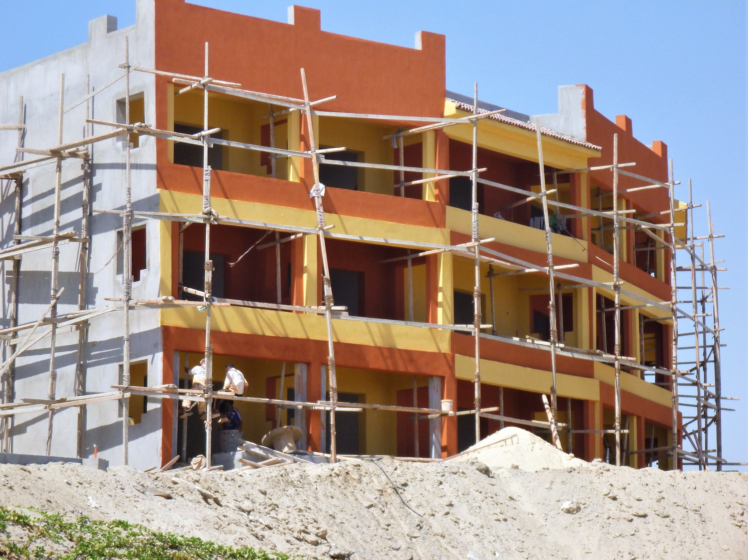 "Safe" Egyptian scaffolding