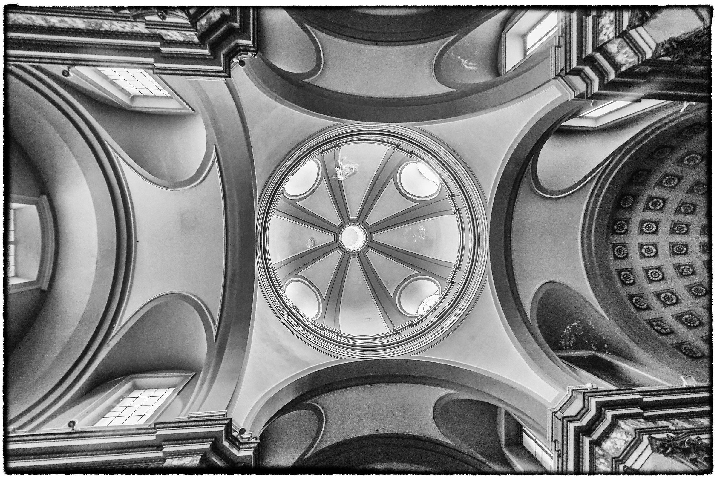 chiesa del carmine, copertura