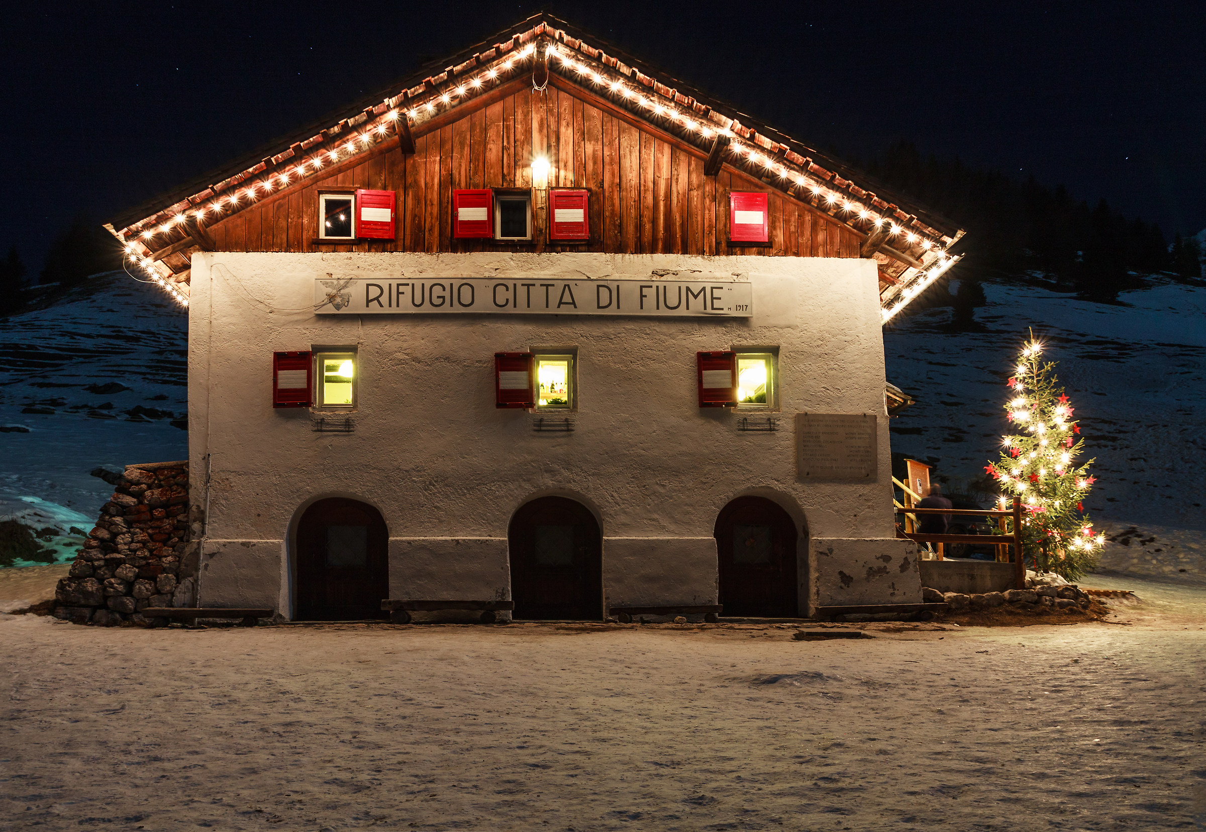 City Of Fiume Refuge In Night