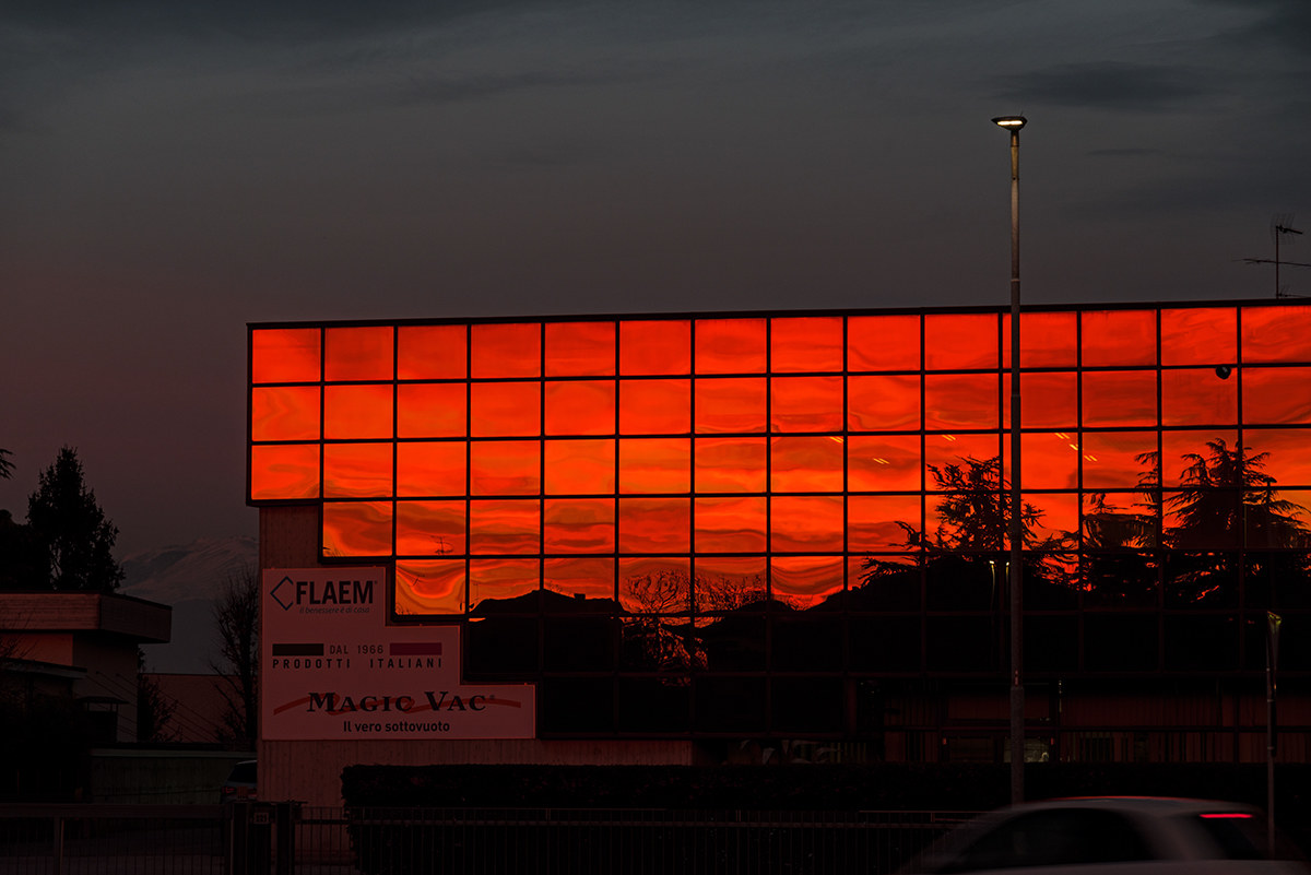 Urban sunset
