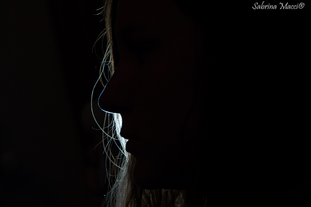 silhouette di un profilo