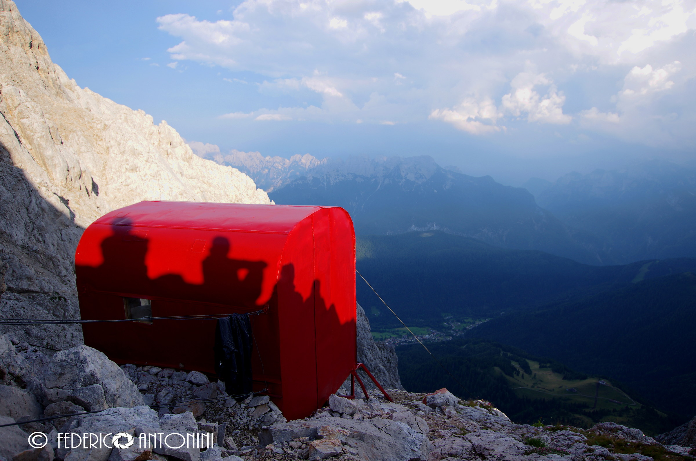 Anche le ombre ammirano i paesaggi