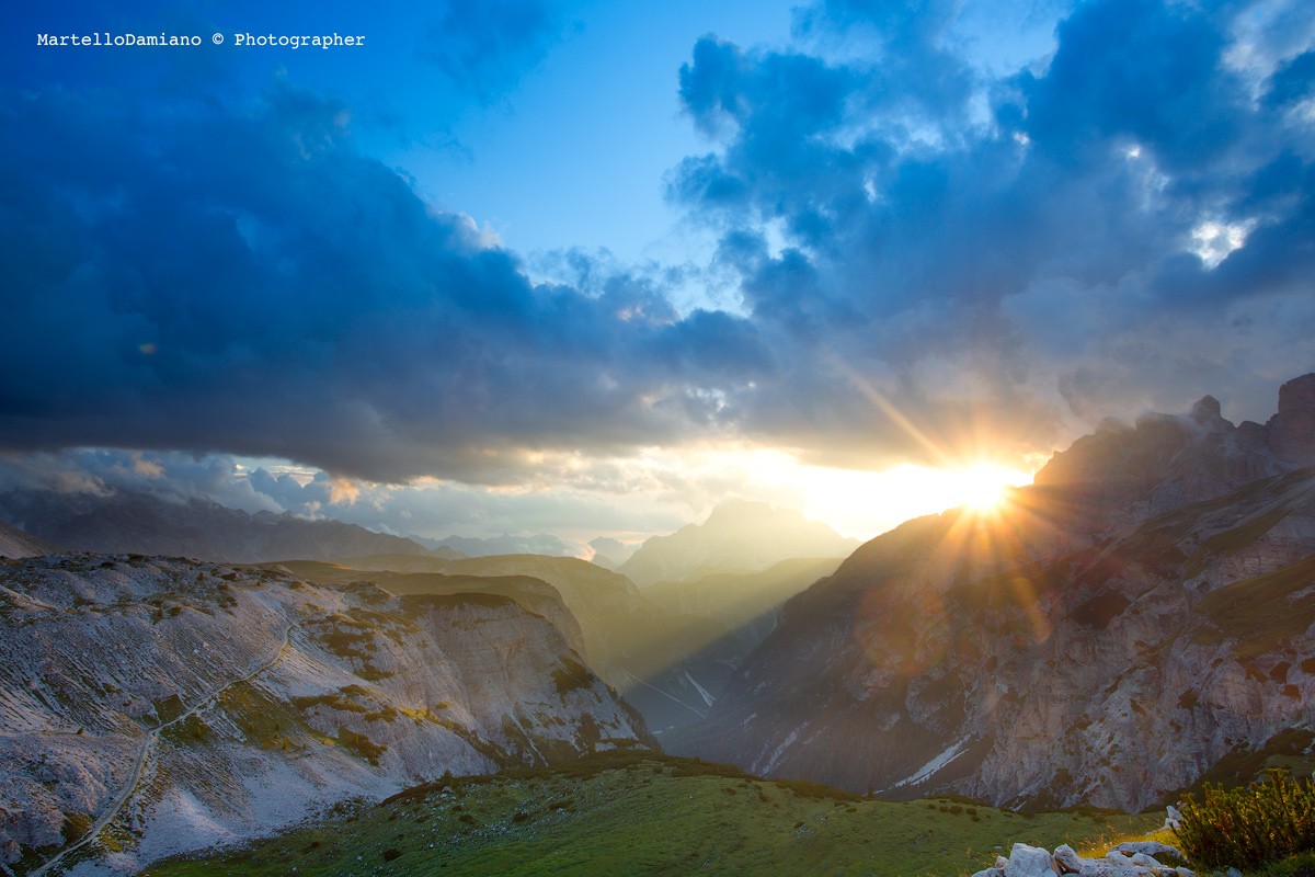 Sunset at Three Peaks ...