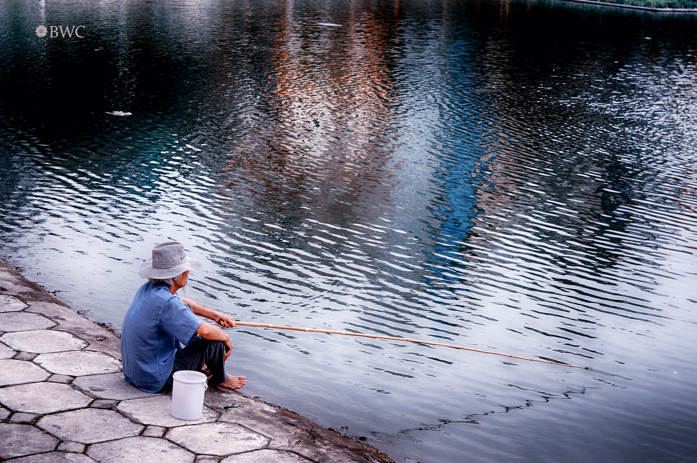 Bad Guy Fishing In The Late Afternoon